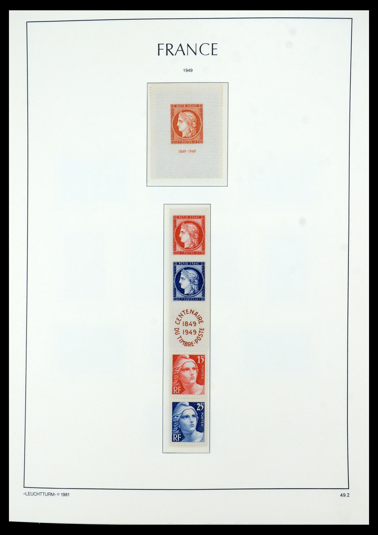 35707 017 - Postzegelverzameling 35707 Frankrijk 1945-1978.