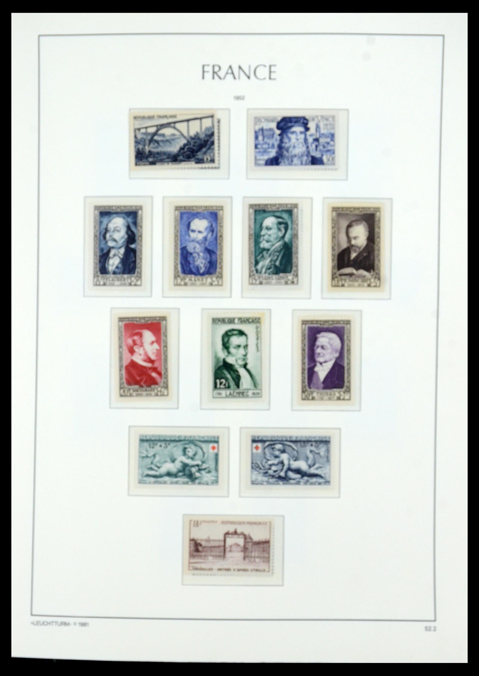 35707 024 - Postzegelverzameling 35707 Frankrijk 1945-1978.