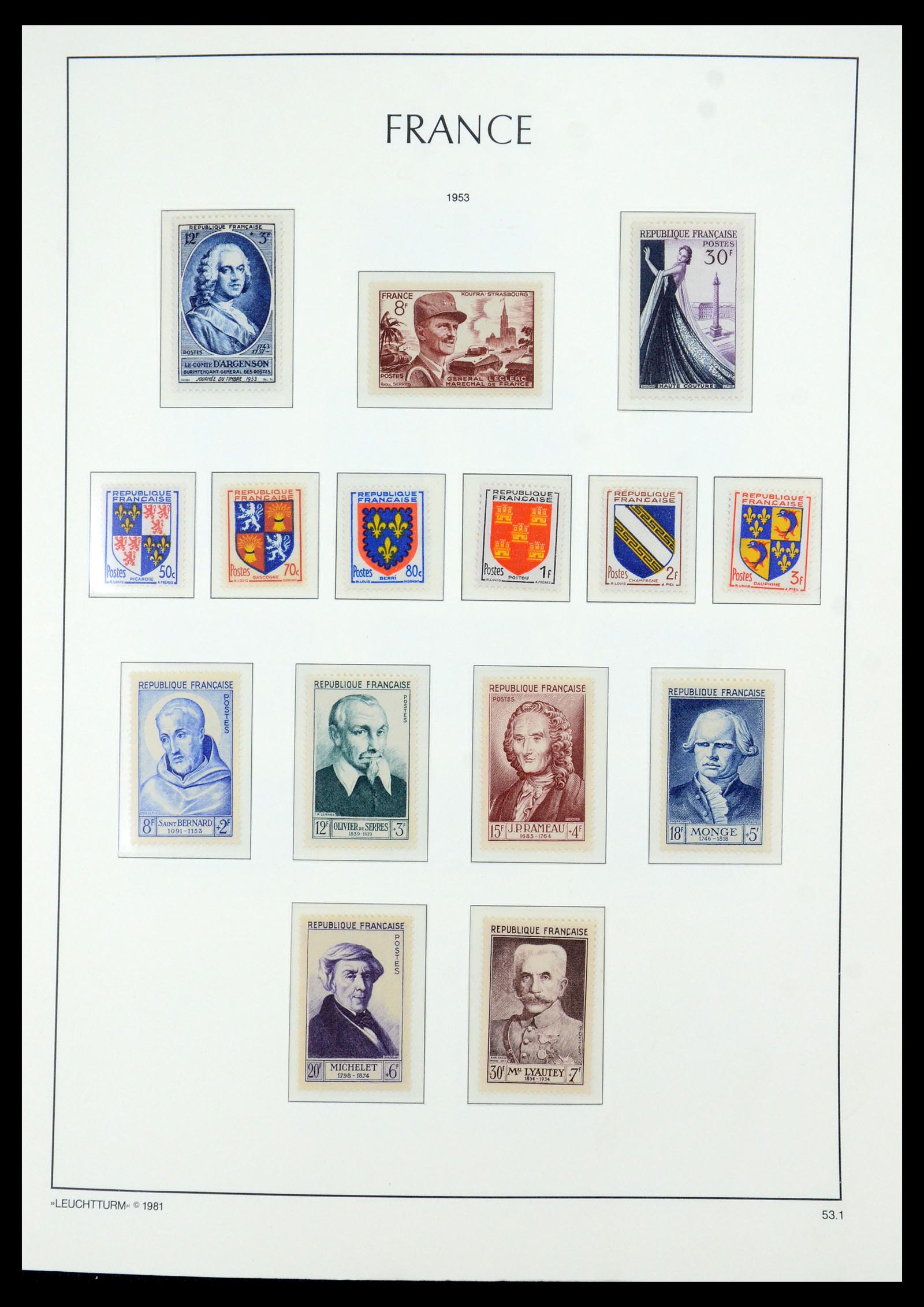35707 025 - Stamp Collection 35707 Frankrijk 1945-1978.
