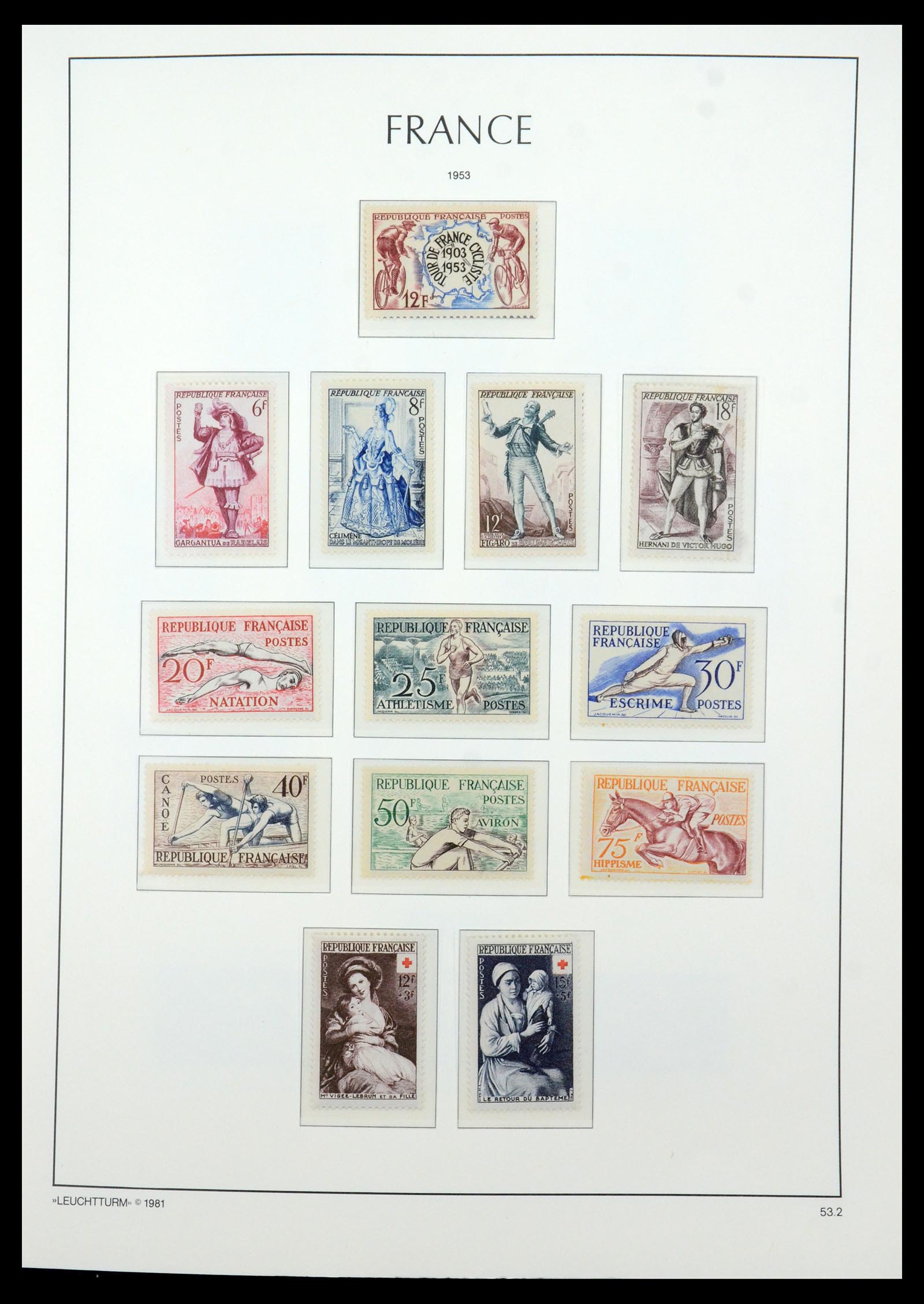 35707 026 - Postzegelverzameling 35707 Frankrijk 1945-1978.