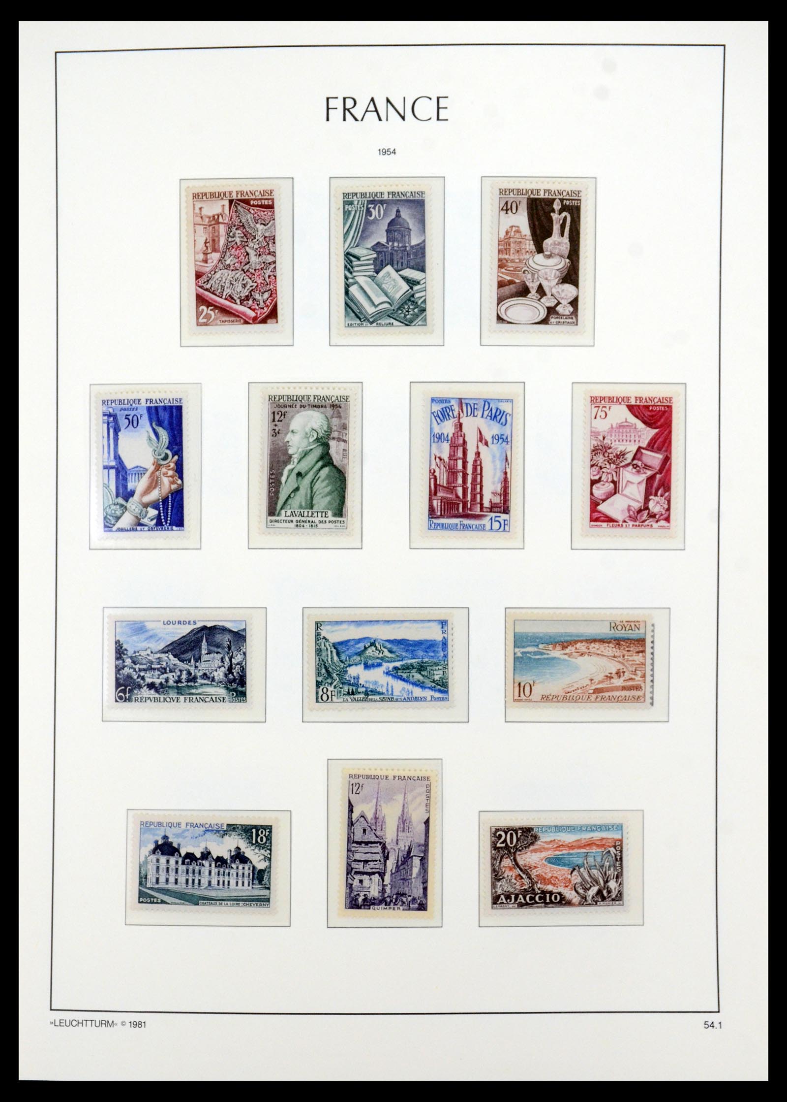 35707 027 - Stamp Collection 35707 Frankrijk 1945-1978.