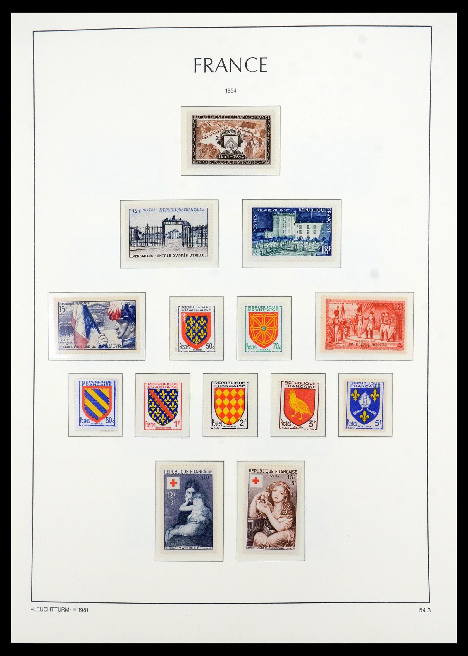35707 029 - Stamp Collection 35707 Frankrijk 1945-1978.