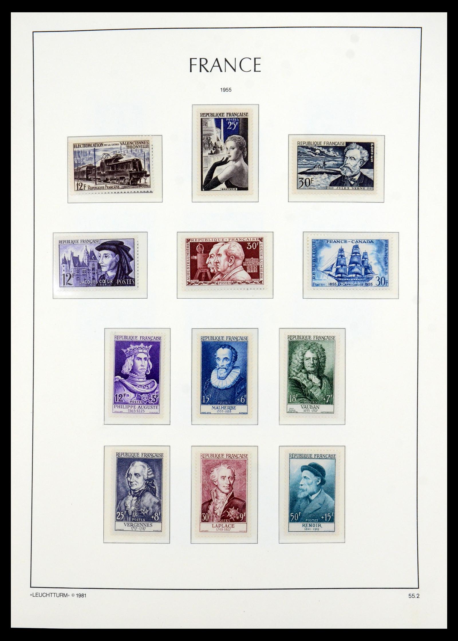 35707 031 - Postzegelverzameling 35707 Frankrijk 1945-1978.