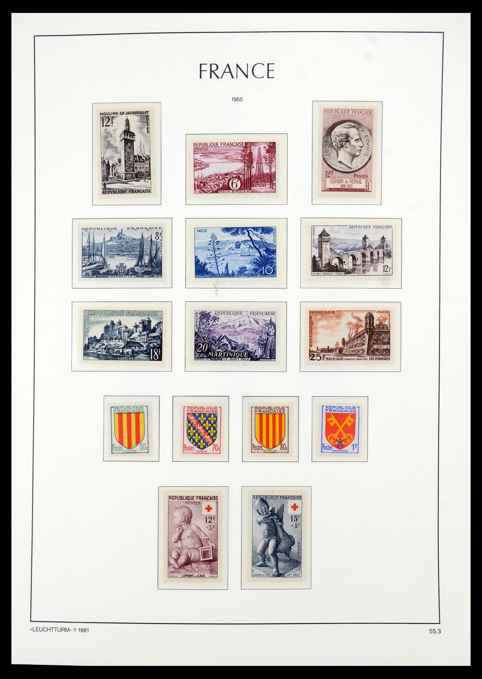 35707 032 - Postzegelverzameling 35707 Frankrijk 1945-1978.