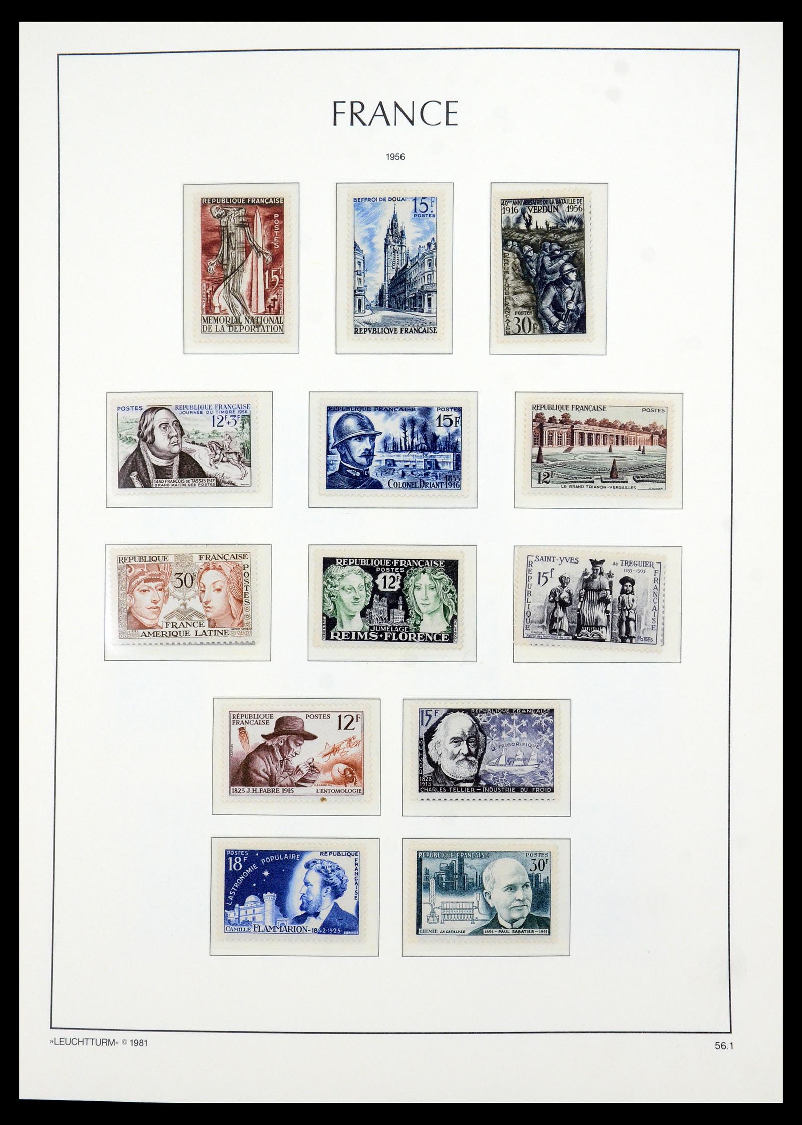 35707 034 - Postzegelverzameling 35707 Frankrijk 1945-1978.
