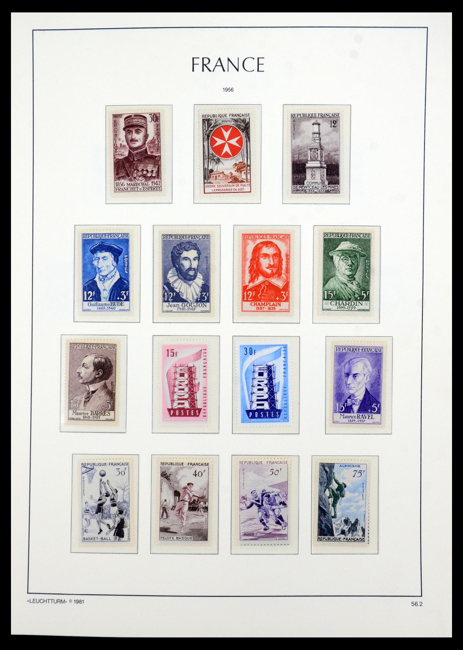 35707 035 - Postzegelverzameling 35707 Frankrijk 1945-1978.
