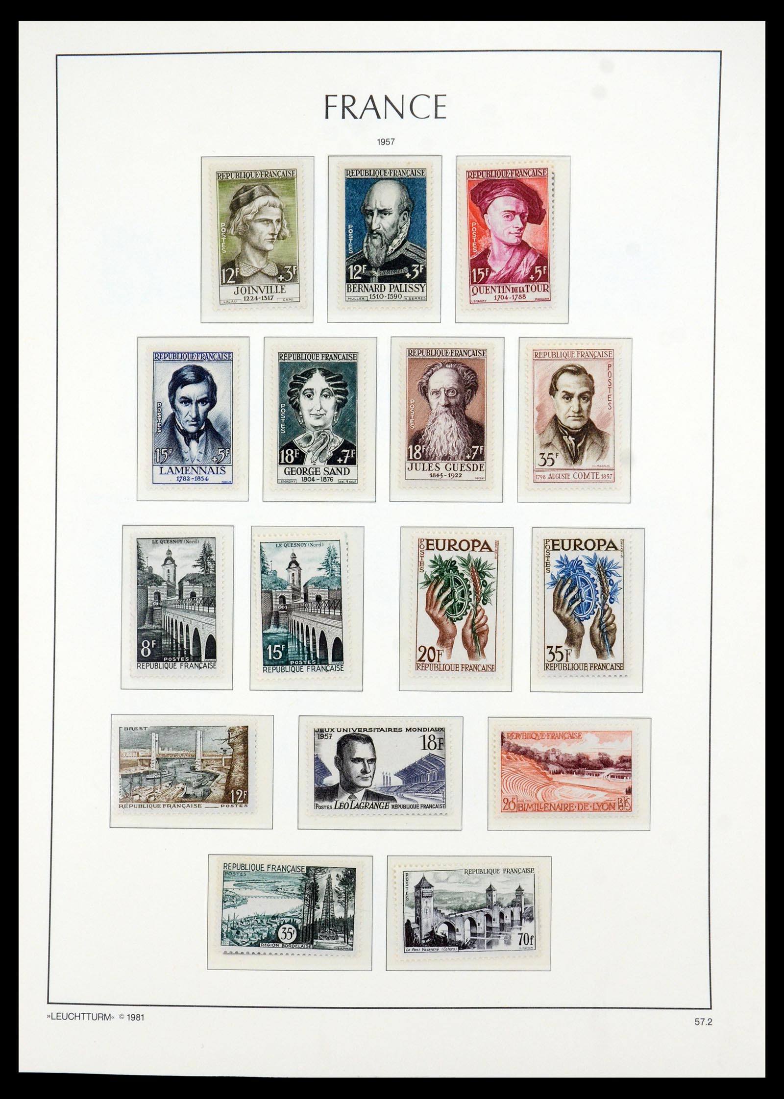 35707 038 - Postzegelverzameling 35707 Frankrijk 1945-1978.