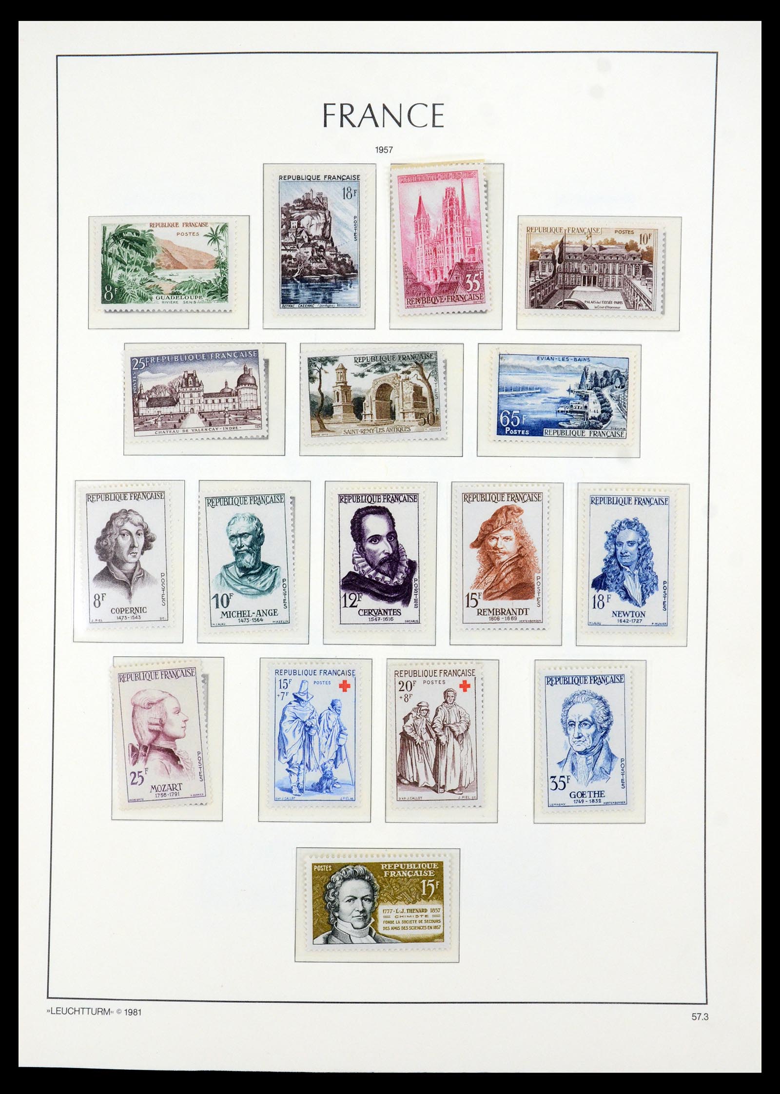 35707 039 - Postzegelverzameling 35707 Frankrijk 1945-1978.