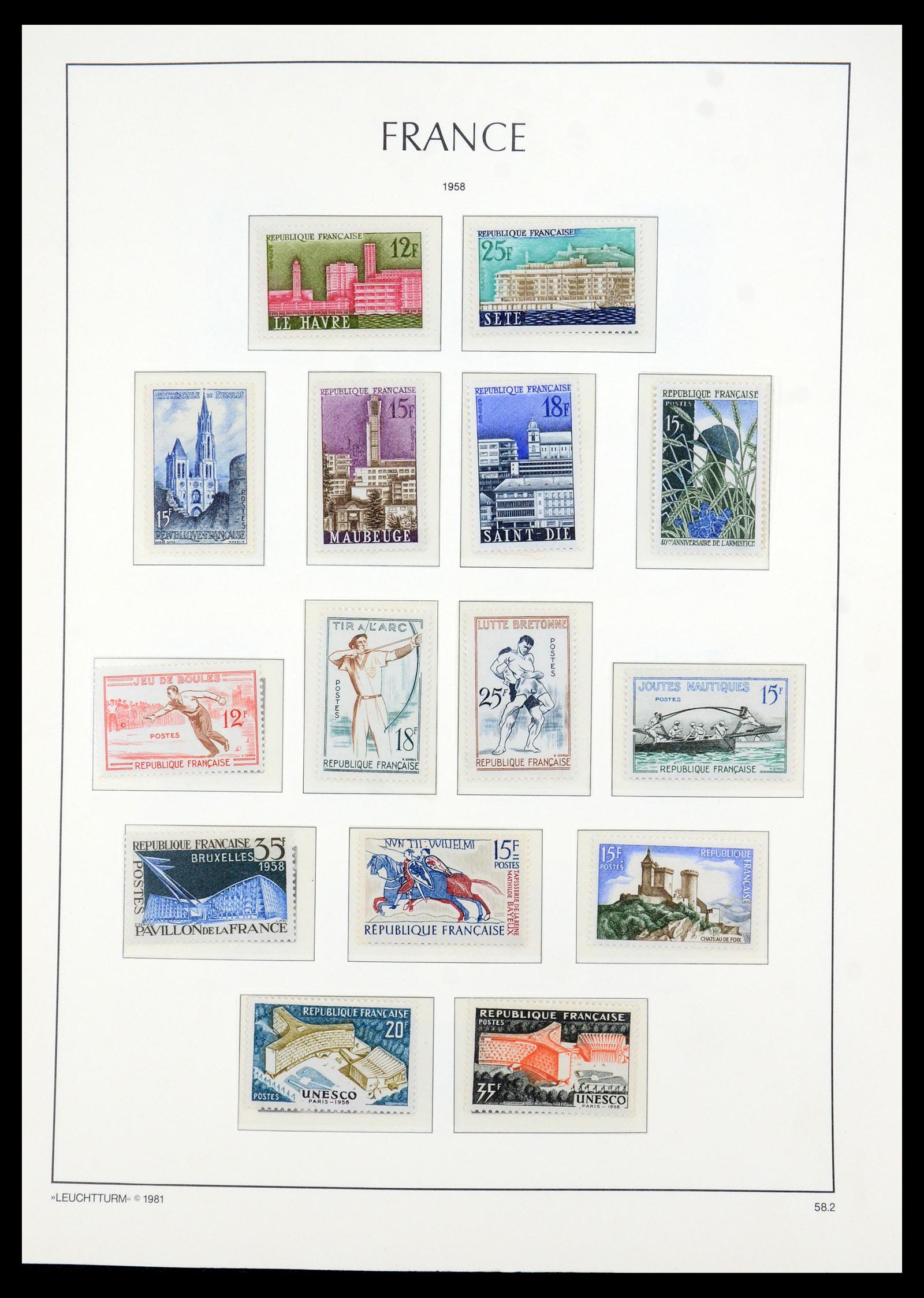 35707 041 - Postzegelverzameling 35707 Frankrijk 1945-1978.
