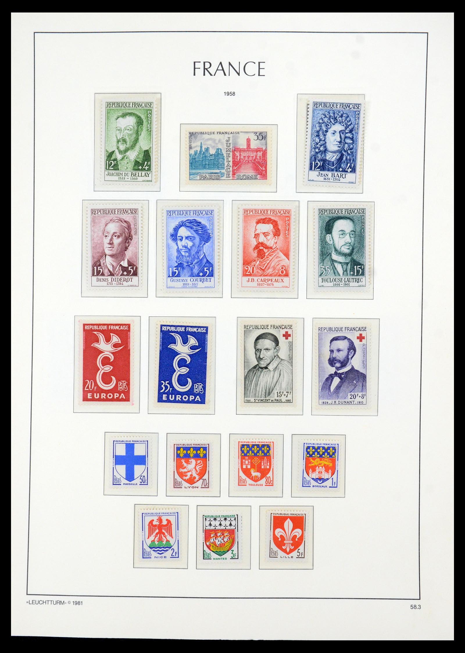 35707 042 - Postzegelverzameling 35707 Frankrijk 1945-1978.