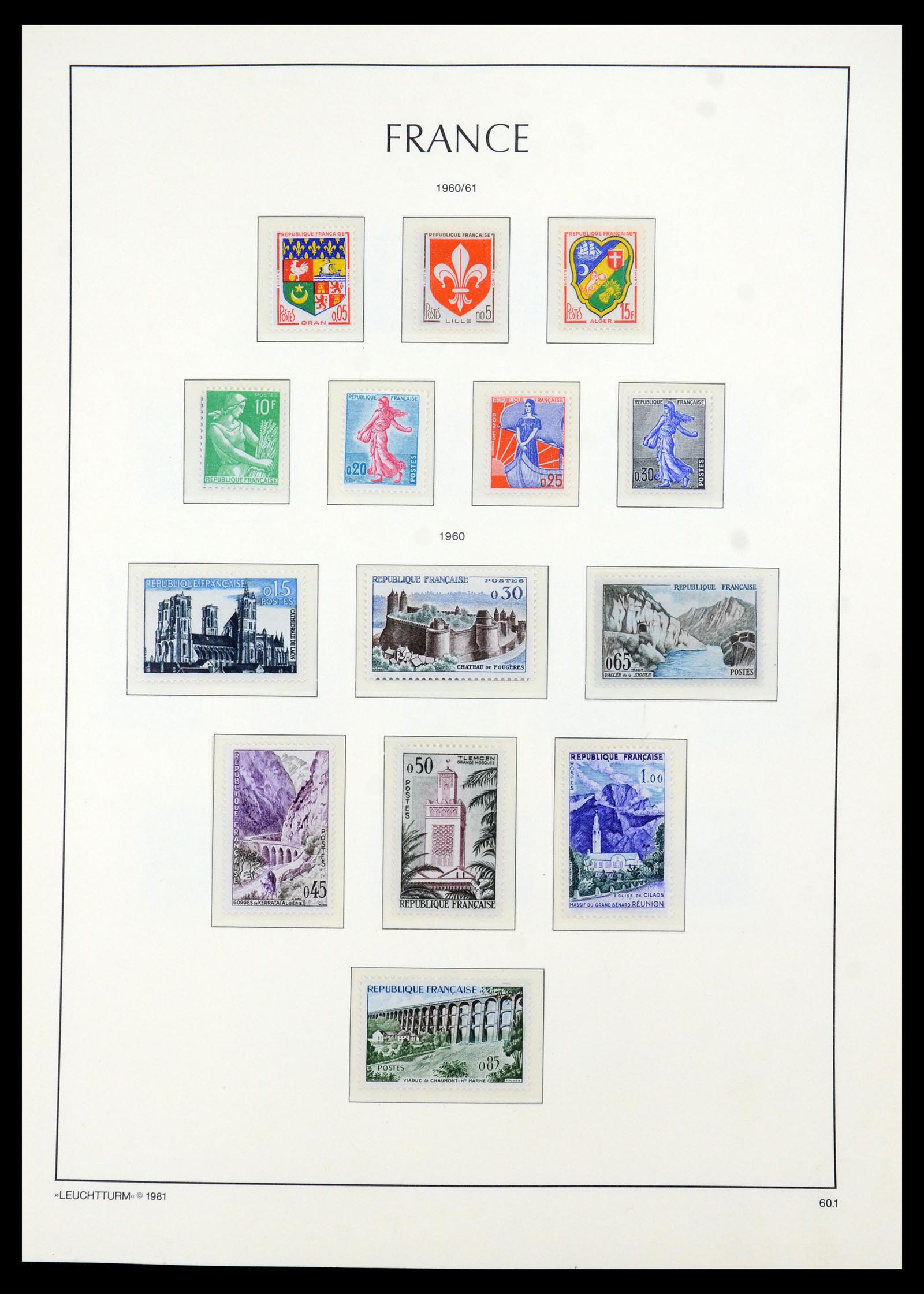 35707 046 - Postzegelverzameling 35707 Frankrijk 1945-1978.