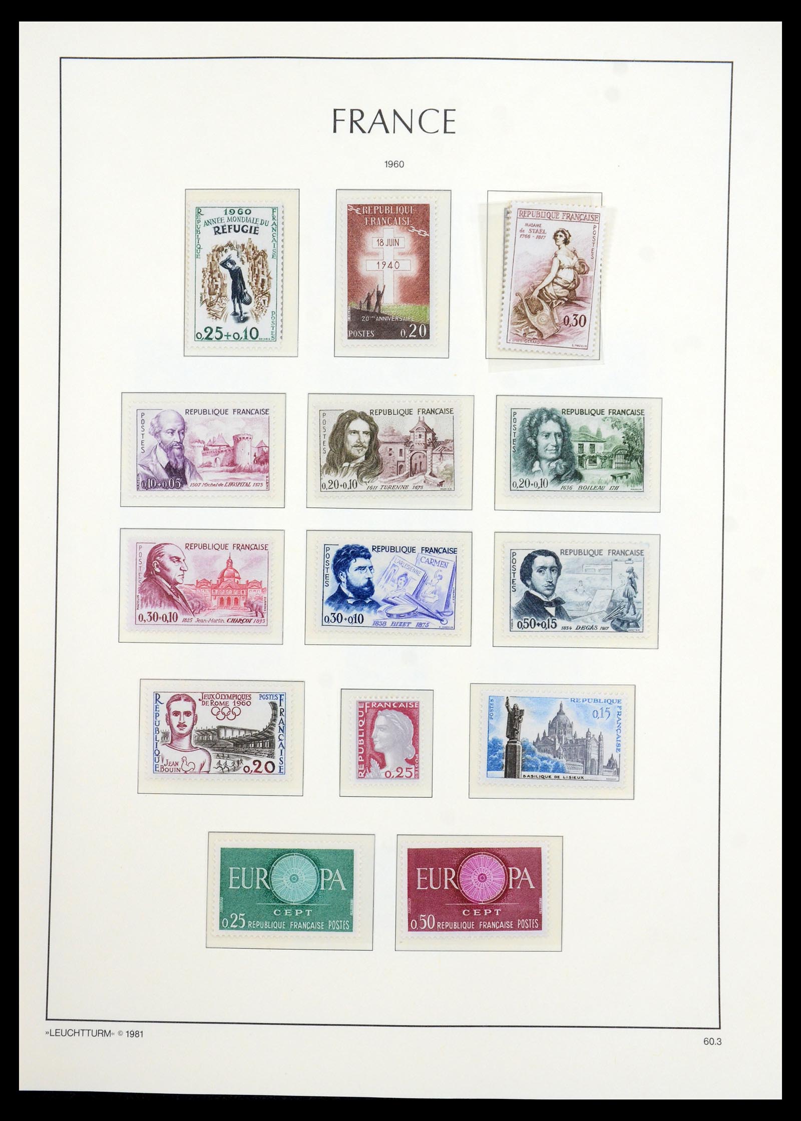 35707 048 - Postzegelverzameling 35707 Frankrijk 1945-1978.