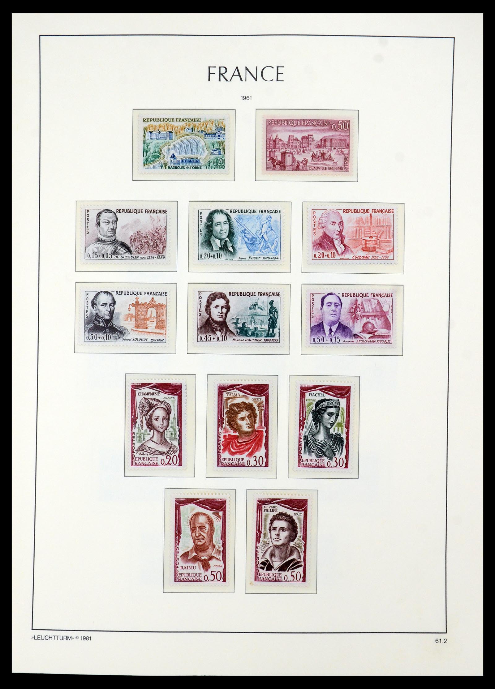 35707 051 - Postzegelverzameling 35707 Frankrijk 1945-1978.