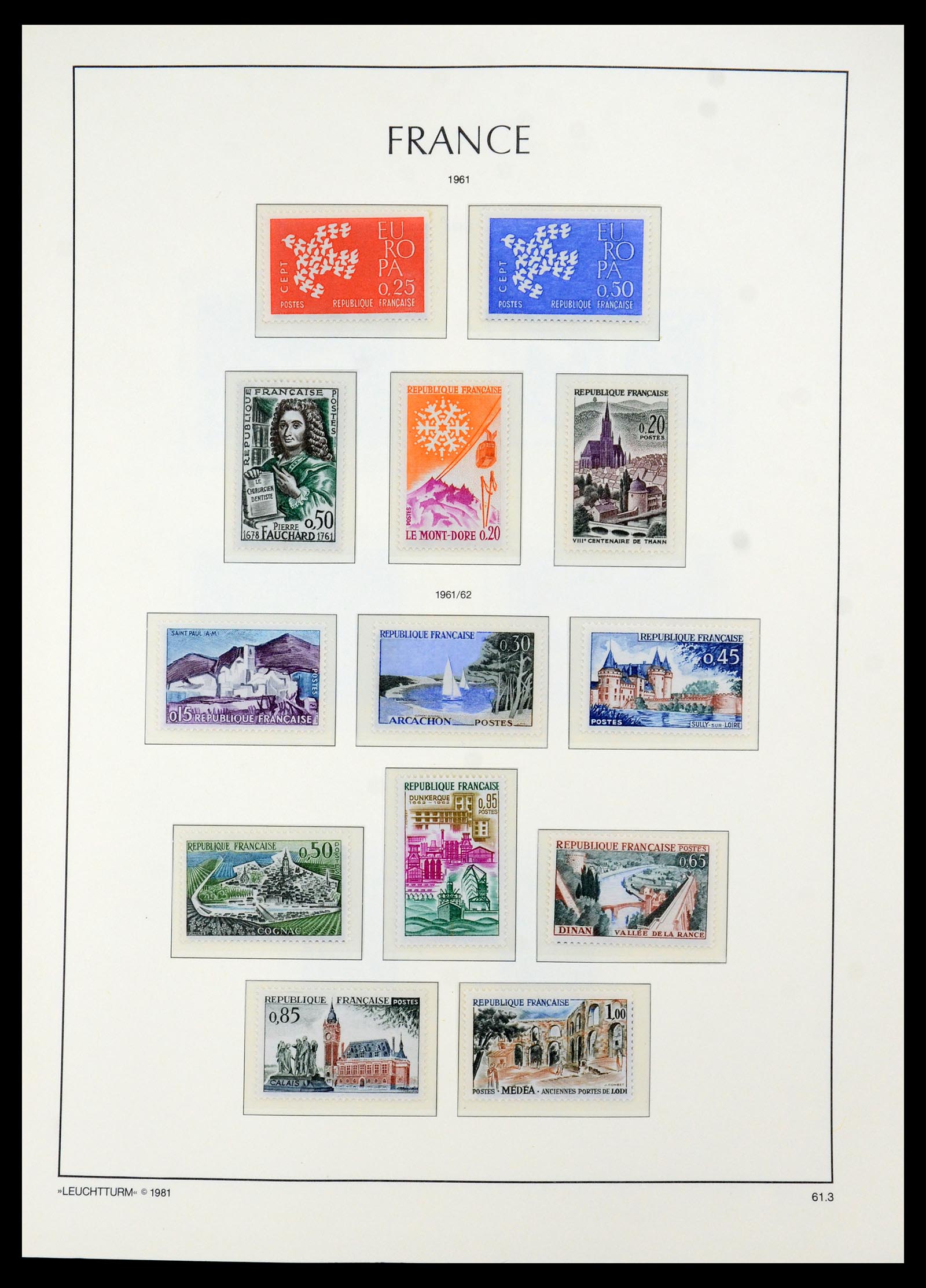 35707 052 - Postzegelverzameling 35707 Frankrijk 1945-1978.
