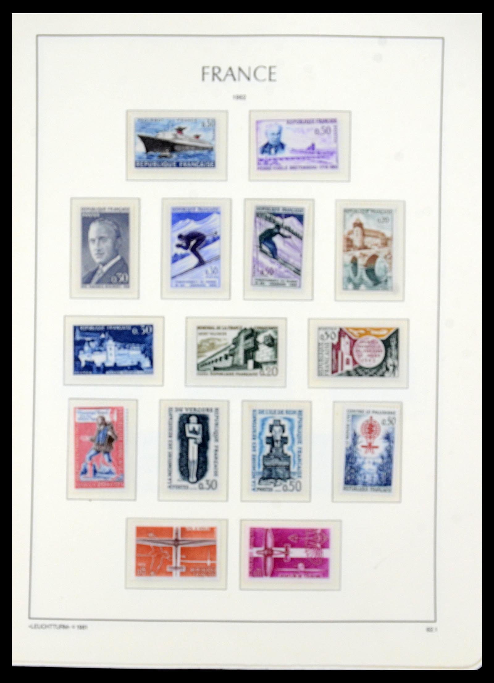 35707 054 - Postzegelverzameling 35707 Frankrijk 1945-1978.