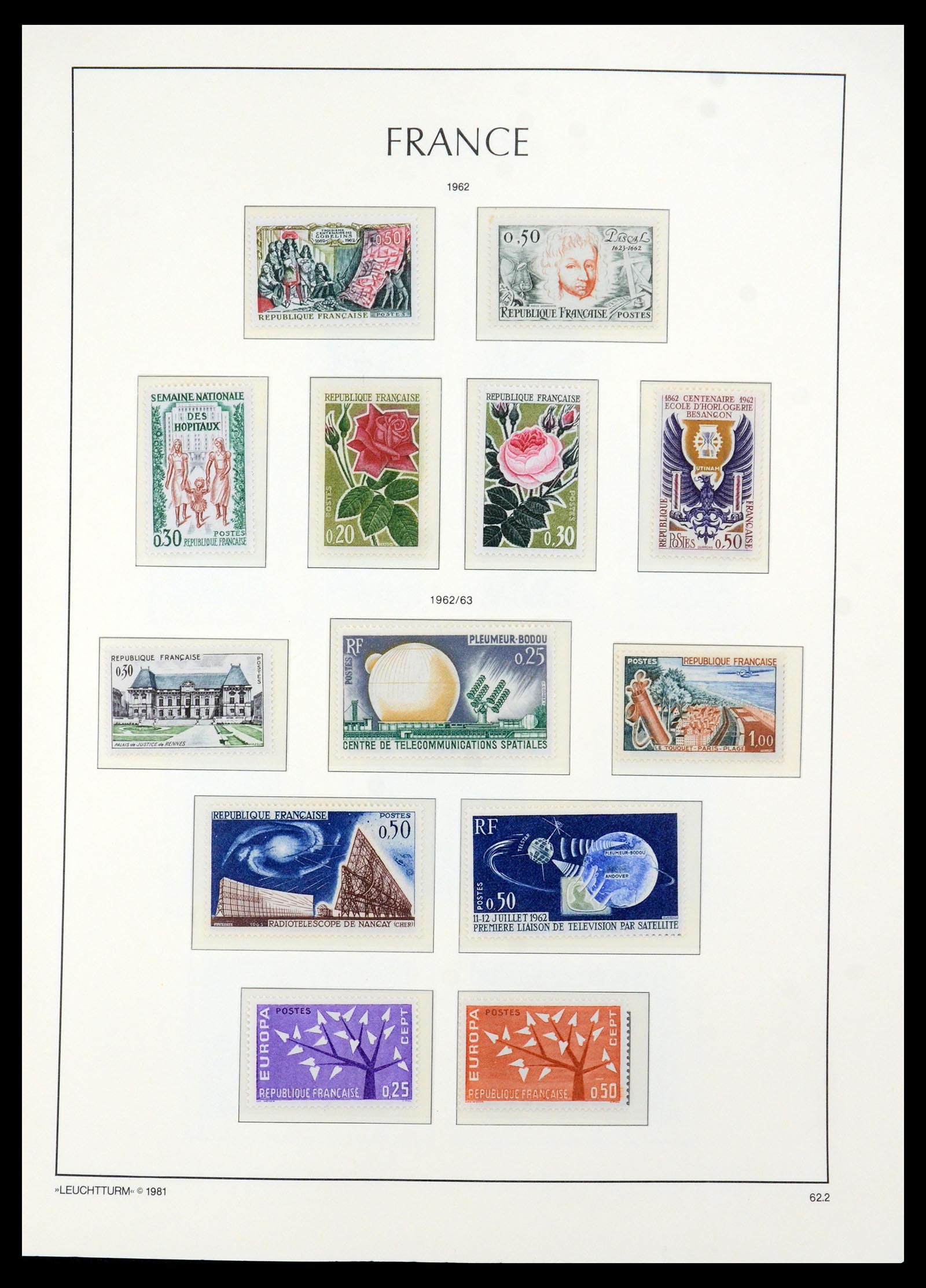 35707 055 - Postzegelverzameling 35707 Frankrijk 1945-1978.