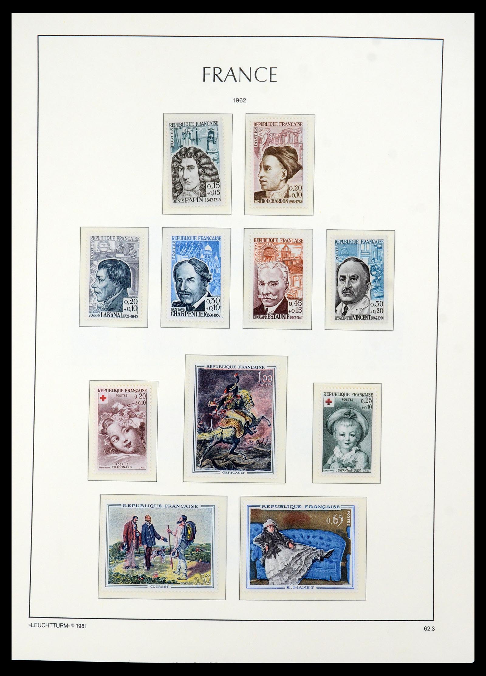 35707 056 - Stamp Collection 35707 Frankrijk 1945-1978.