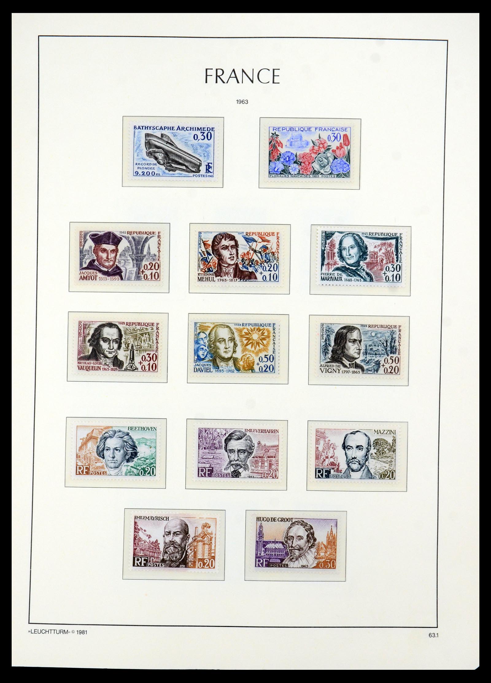 35707 058 - Postzegelverzameling 35707 Frankrijk 1945-1978.