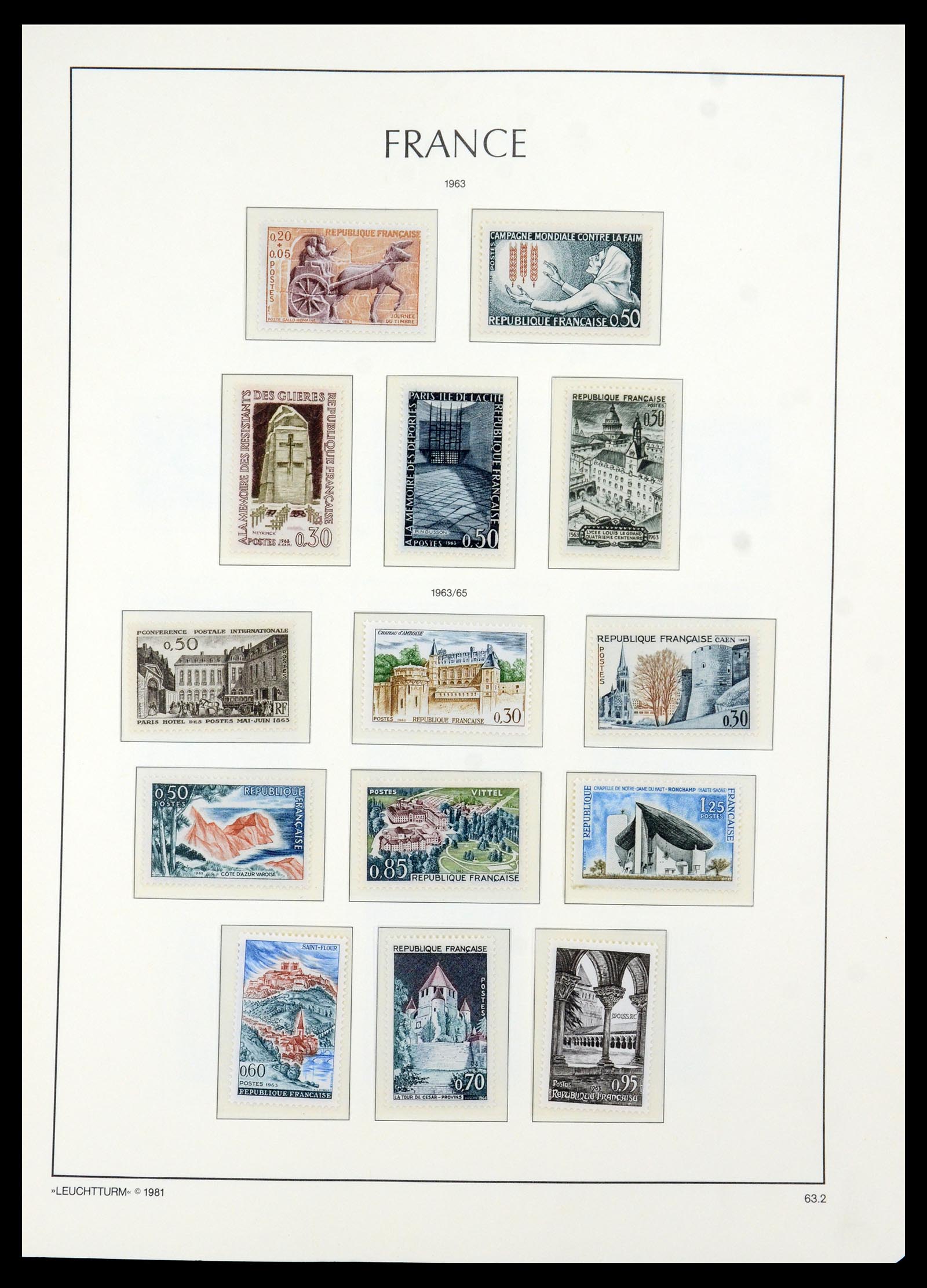 35707 059 - Postzegelverzameling 35707 Frankrijk 1945-1978.