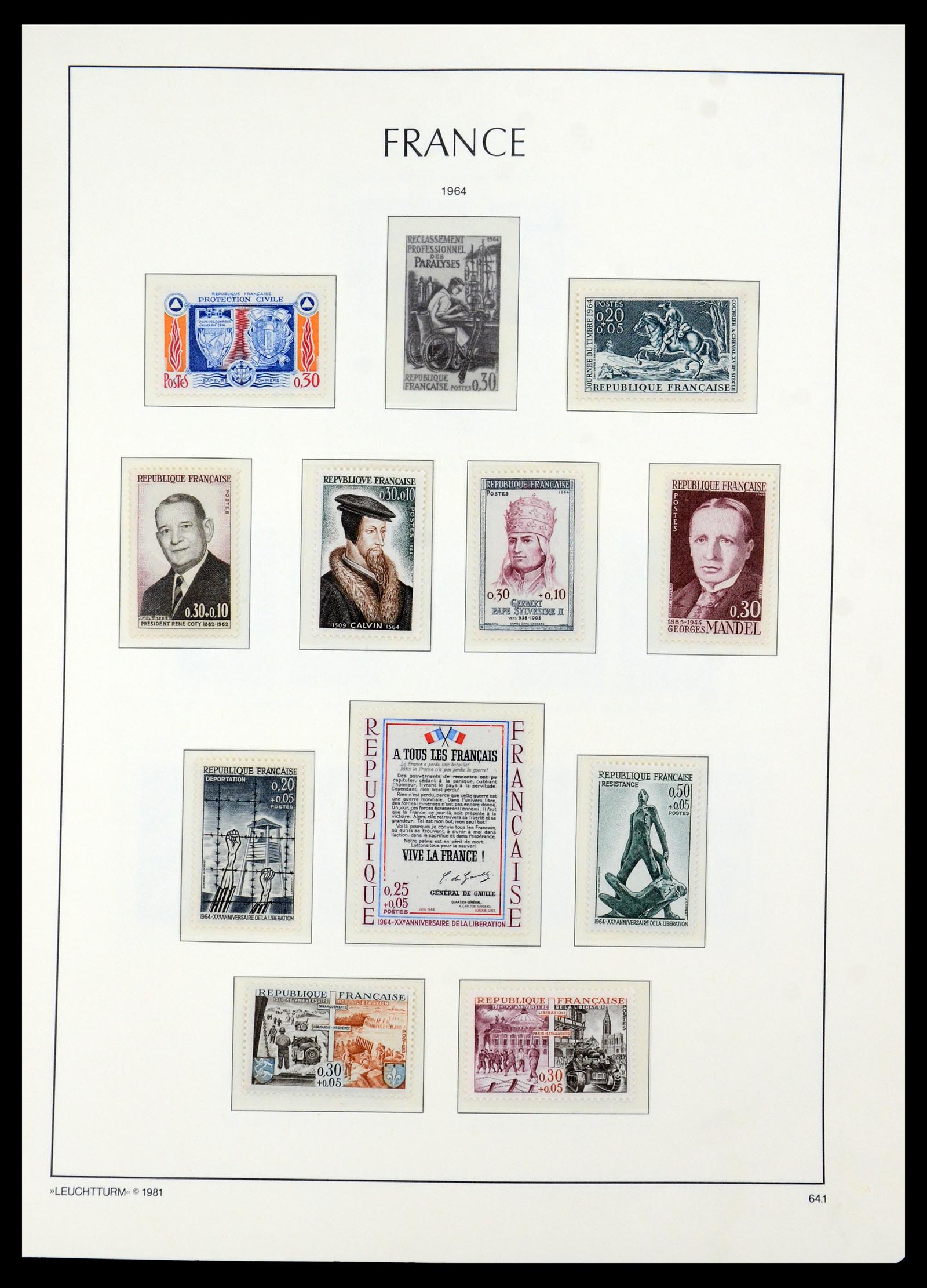 35707 061 - Stamp Collection 35707 Frankrijk 1945-1978.