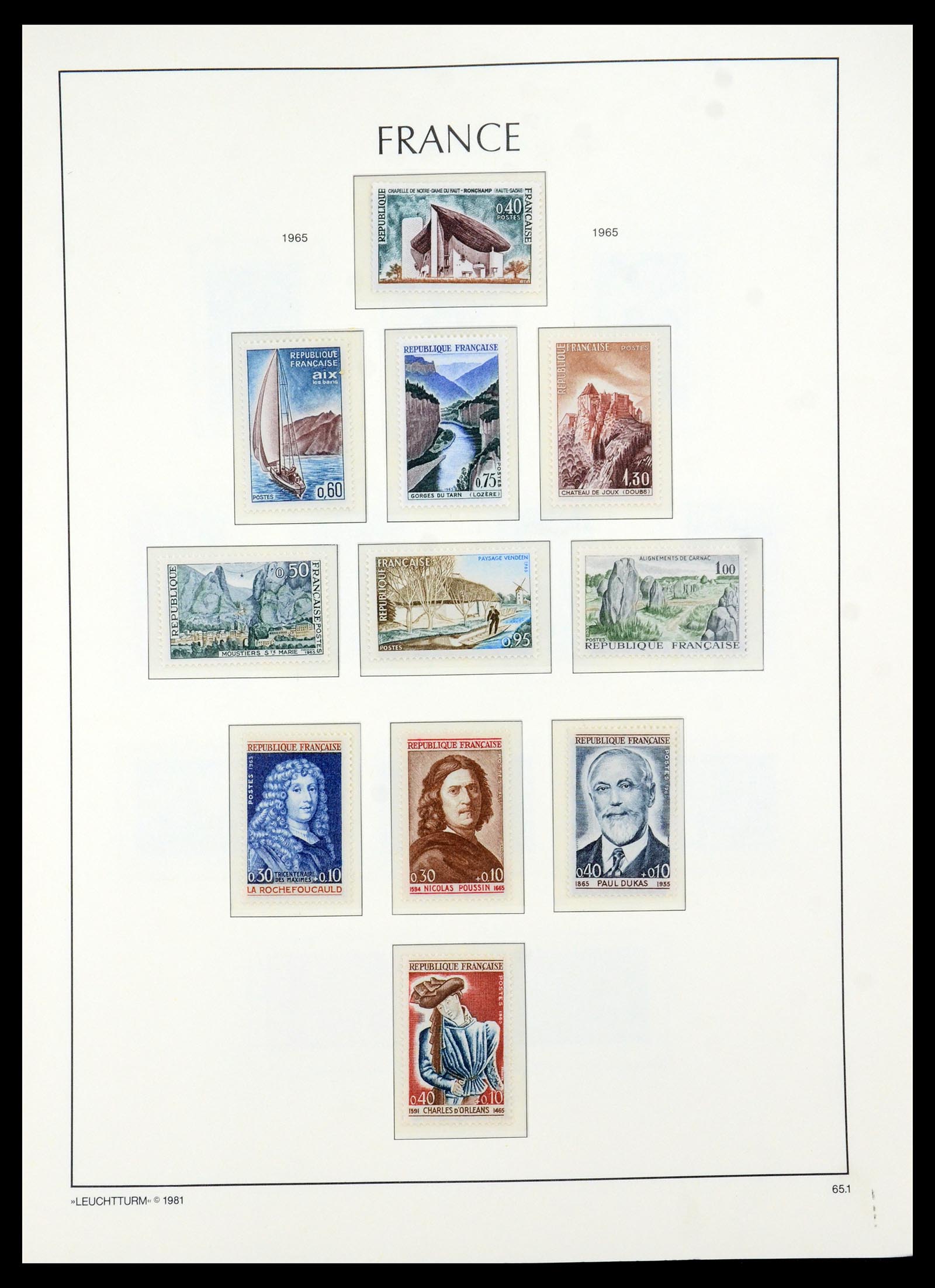 35707 064 - Stamp Collection 35707 Frankrijk 1945-1978.