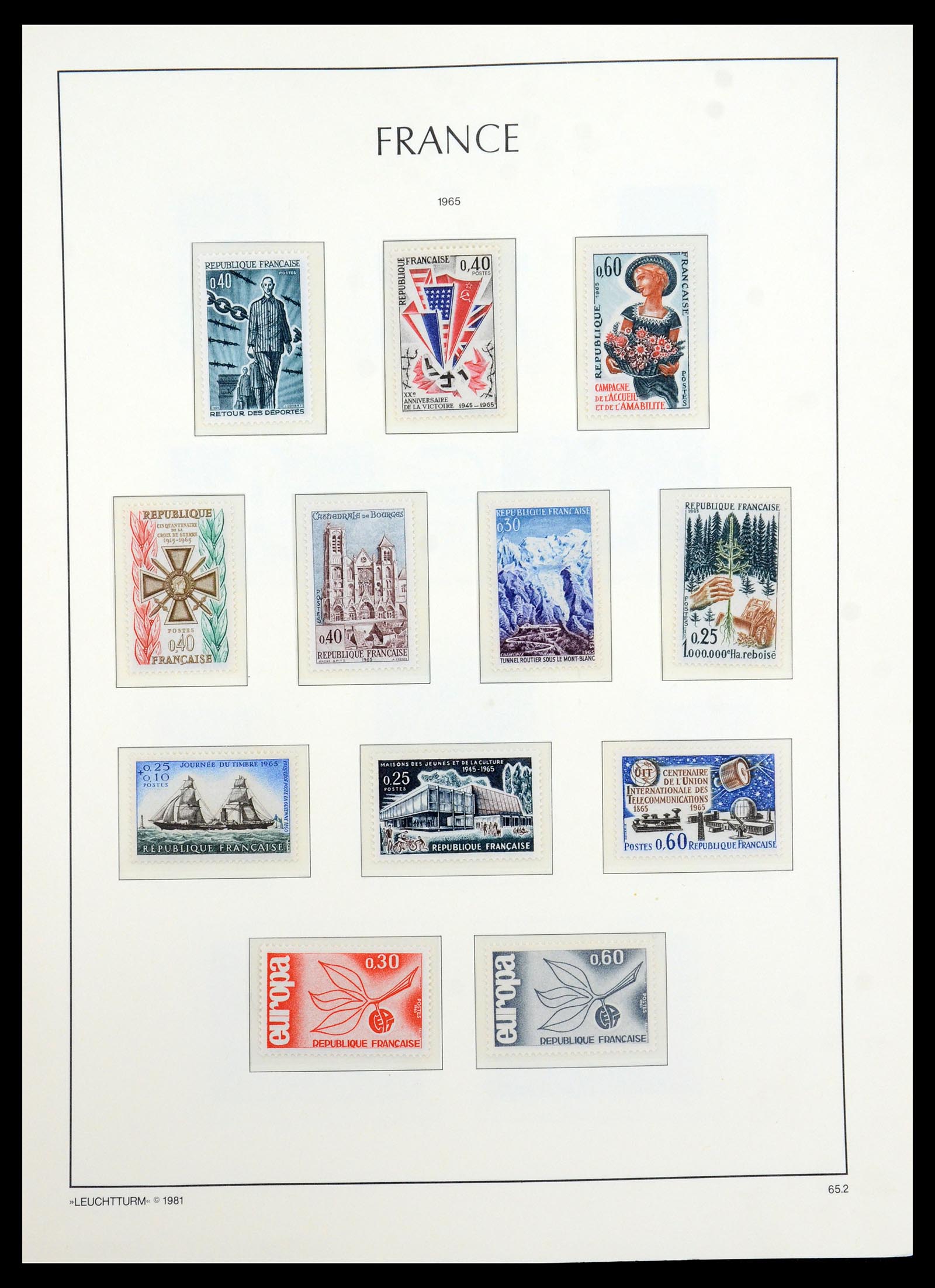 35707 065 - Stamp Collection 35707 Frankrijk 1945-1978.