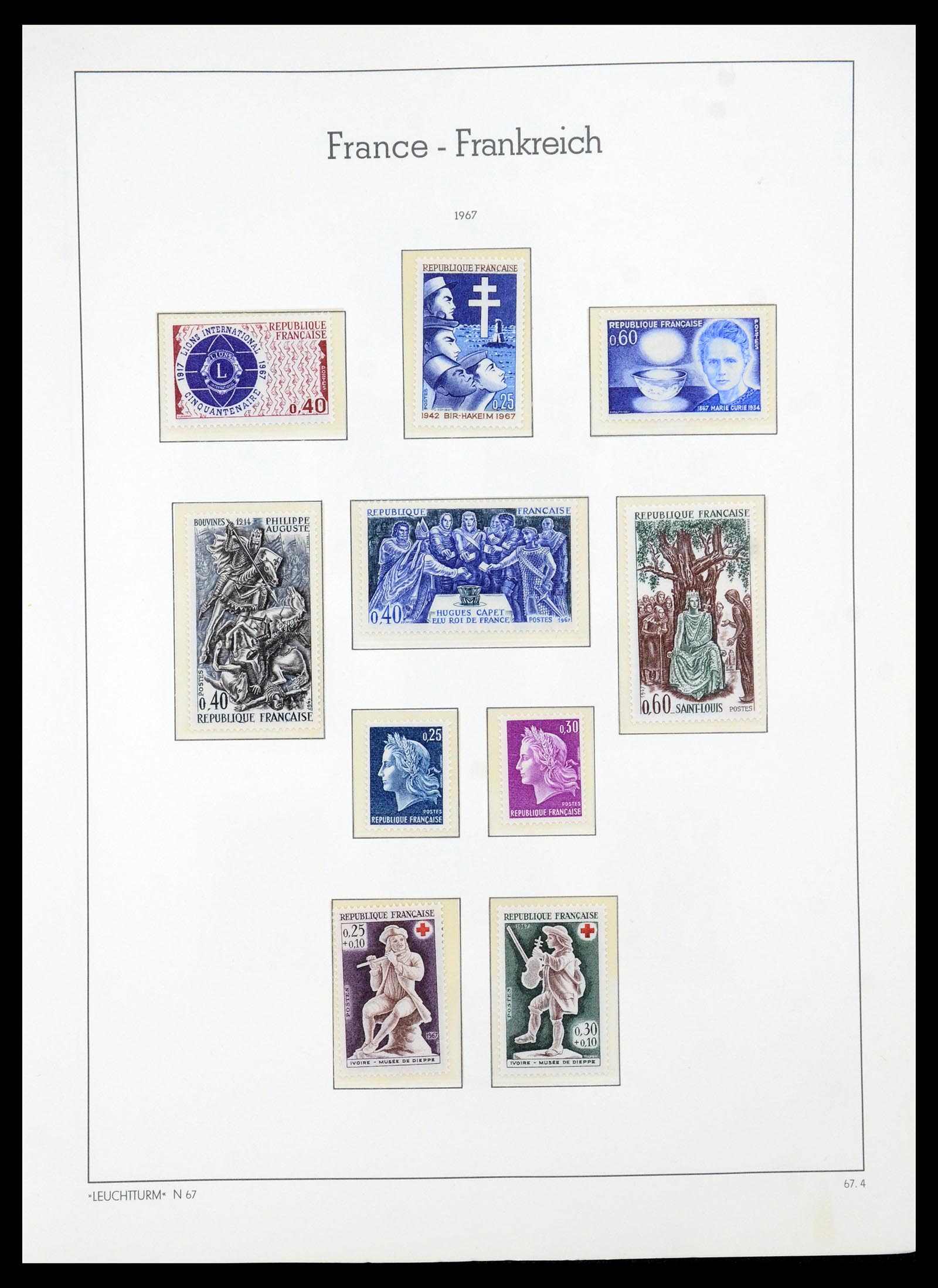 35707 076 - Stamp Collection 35707 Frankrijk 1945-1978.