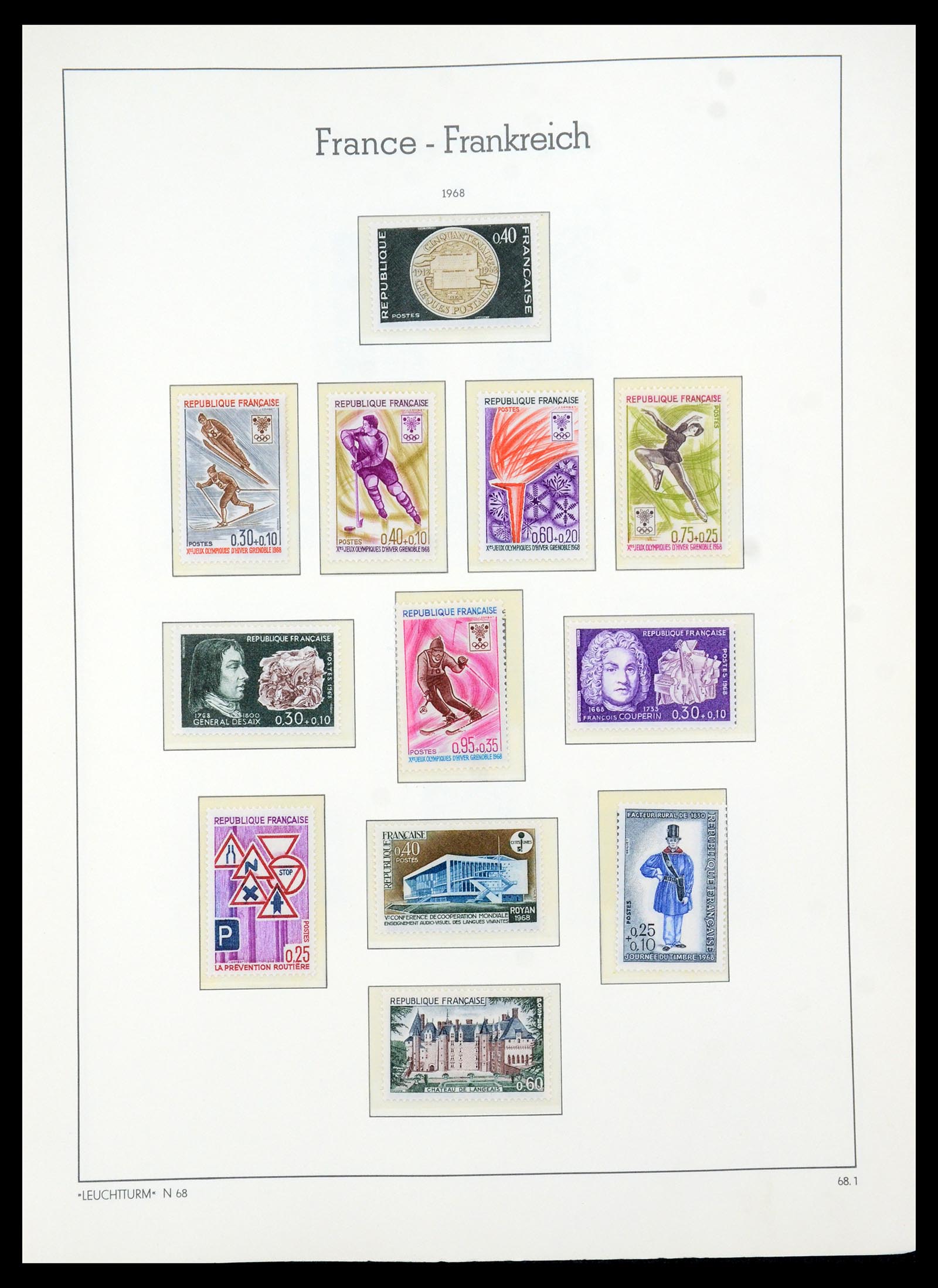 35707 077 - Stamp Collection 35707 Frankrijk 1945-1978.