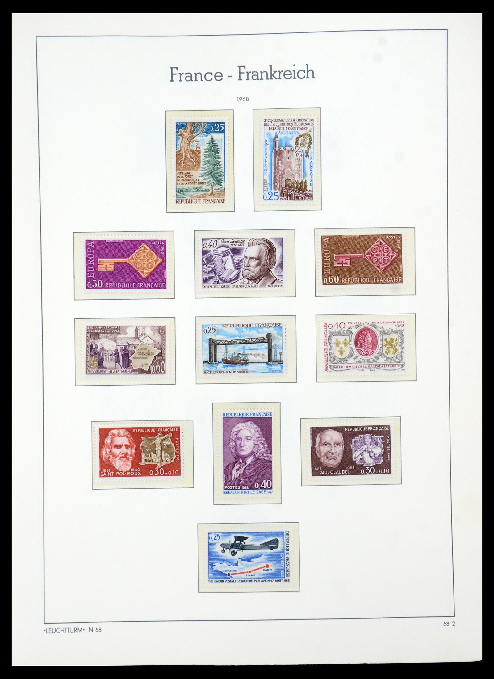 35707 078 - Stamp Collection 35707 Frankrijk 1945-1978.