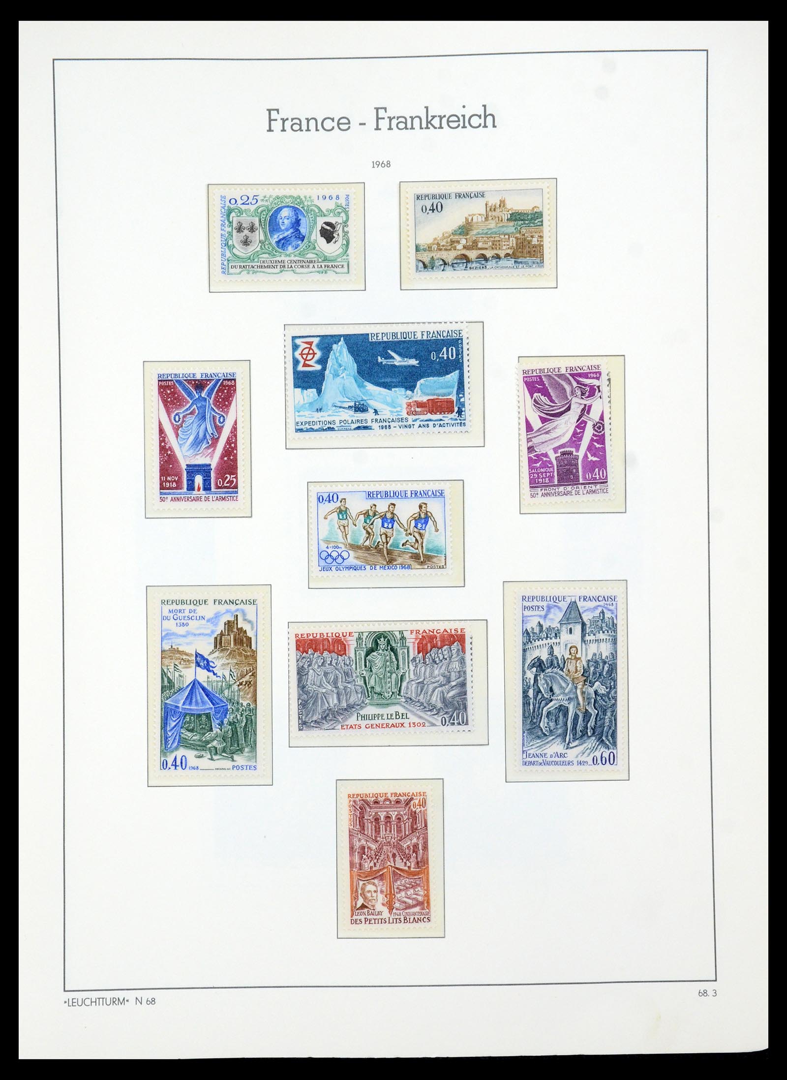 35707 079 - Stamp Collection 35707 Frankrijk 1945-1978.