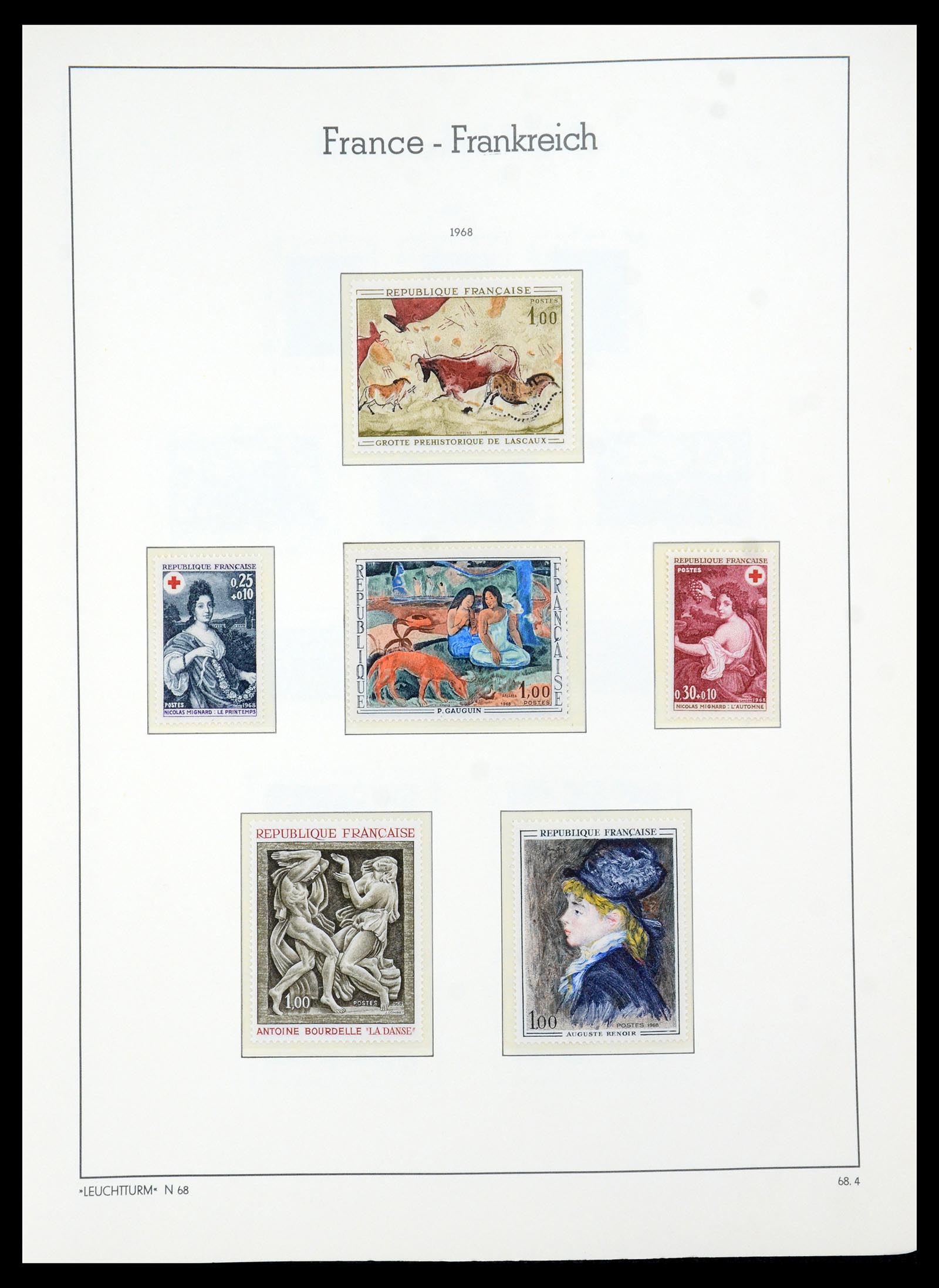 35707 080 - Stamp Collection 35707 Frankrijk 1945-1978.