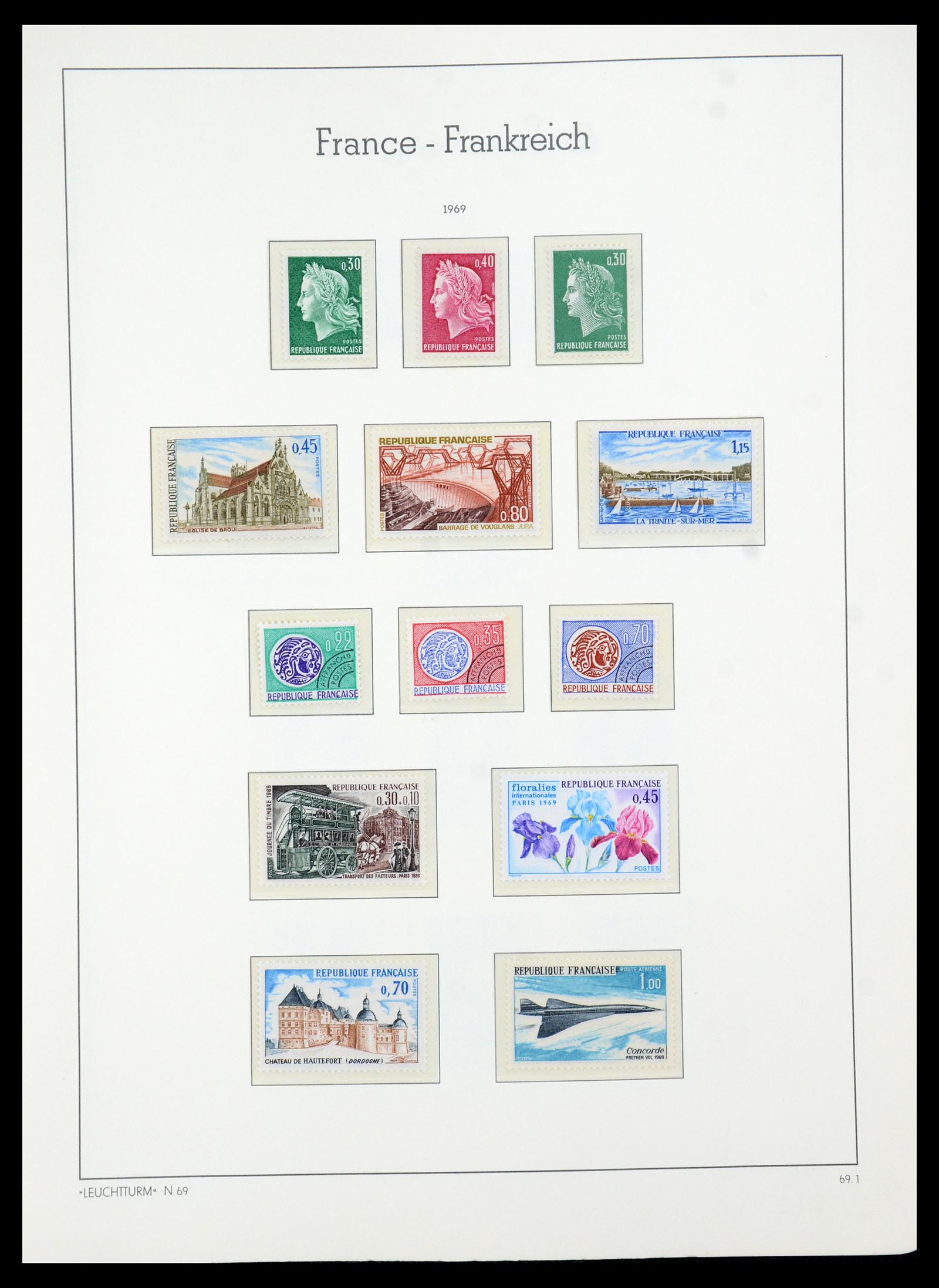 35707 081 - Stamp Collection 35707 Frankrijk 1945-1978.