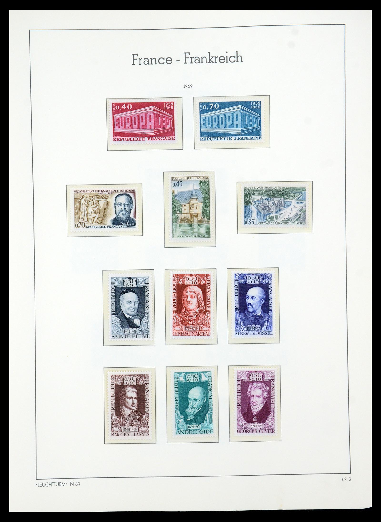 35707 082 - Stamp Collection 35707 Frankrijk 1945-1978.