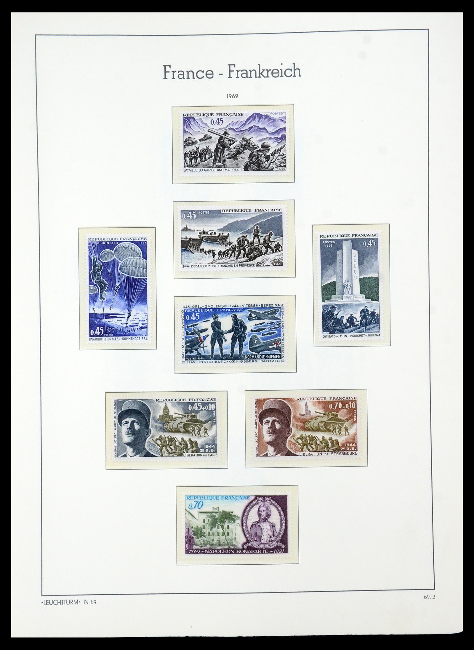 35707 083 - Stamp Collection 35707 Frankrijk 1945-1978.