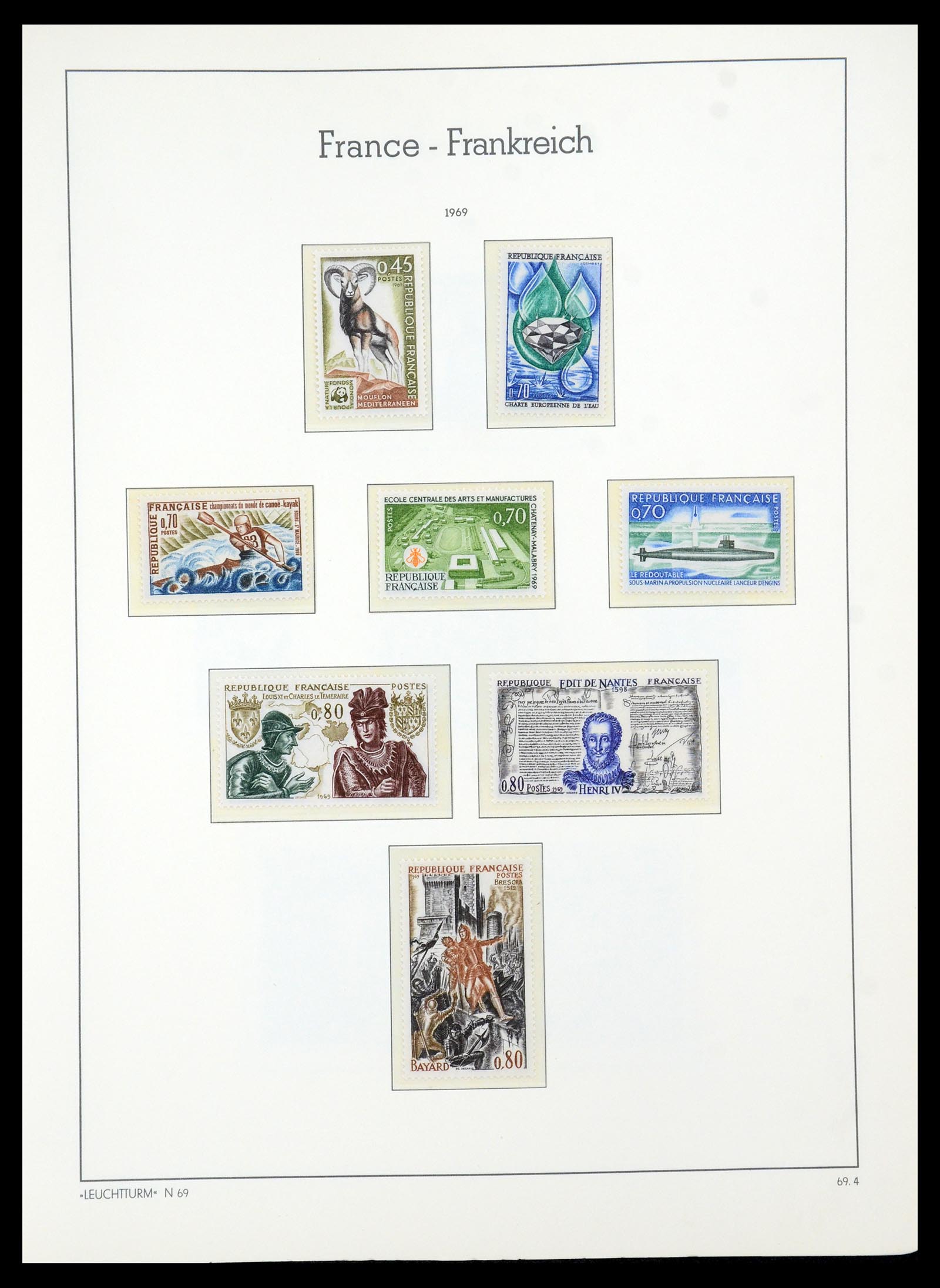 35707 084 - Stamp Collection 35707 Frankrijk 1945-1978.