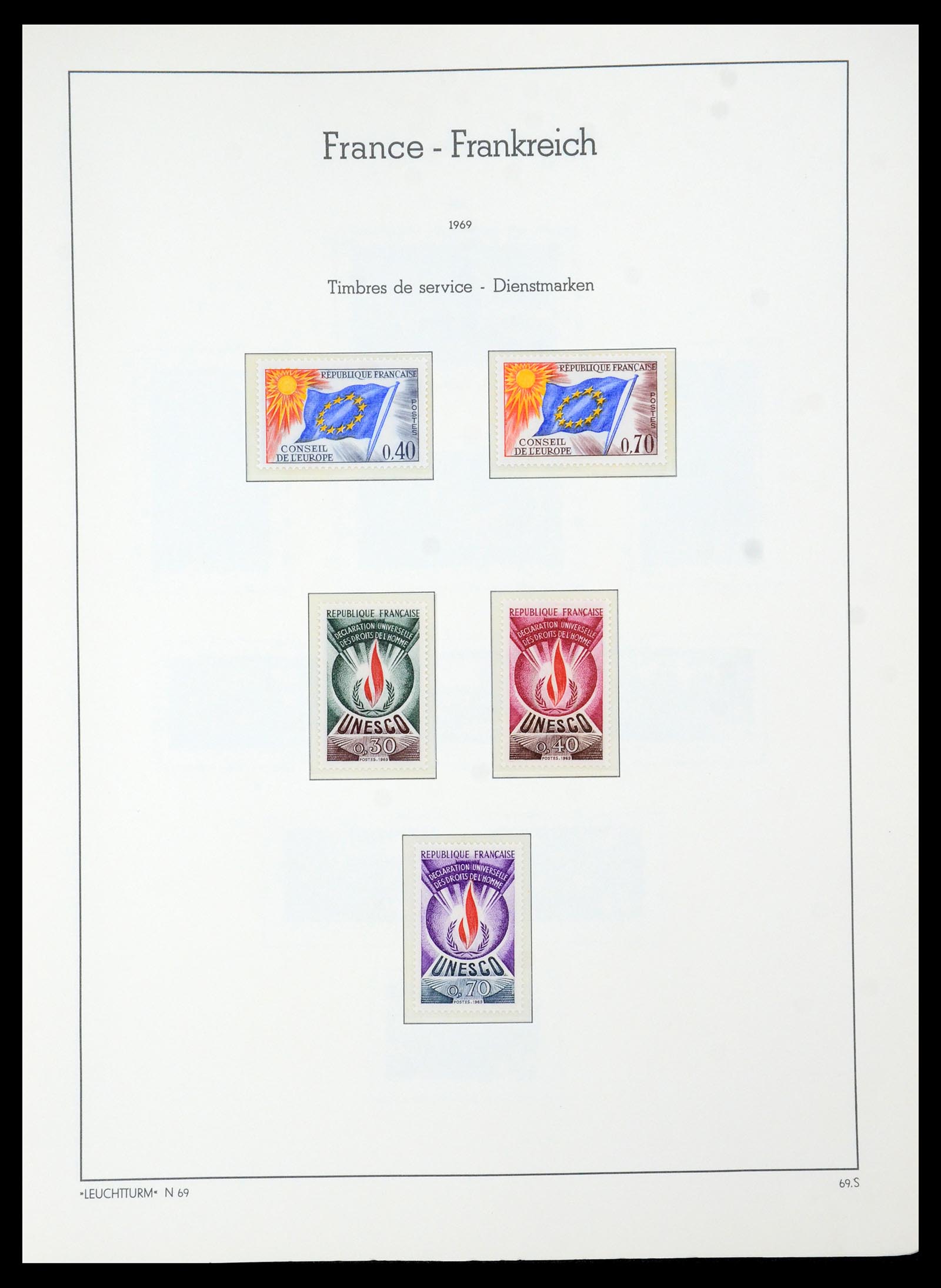 35707 086 - Stamp Collection 35707 Frankrijk 1945-1978.