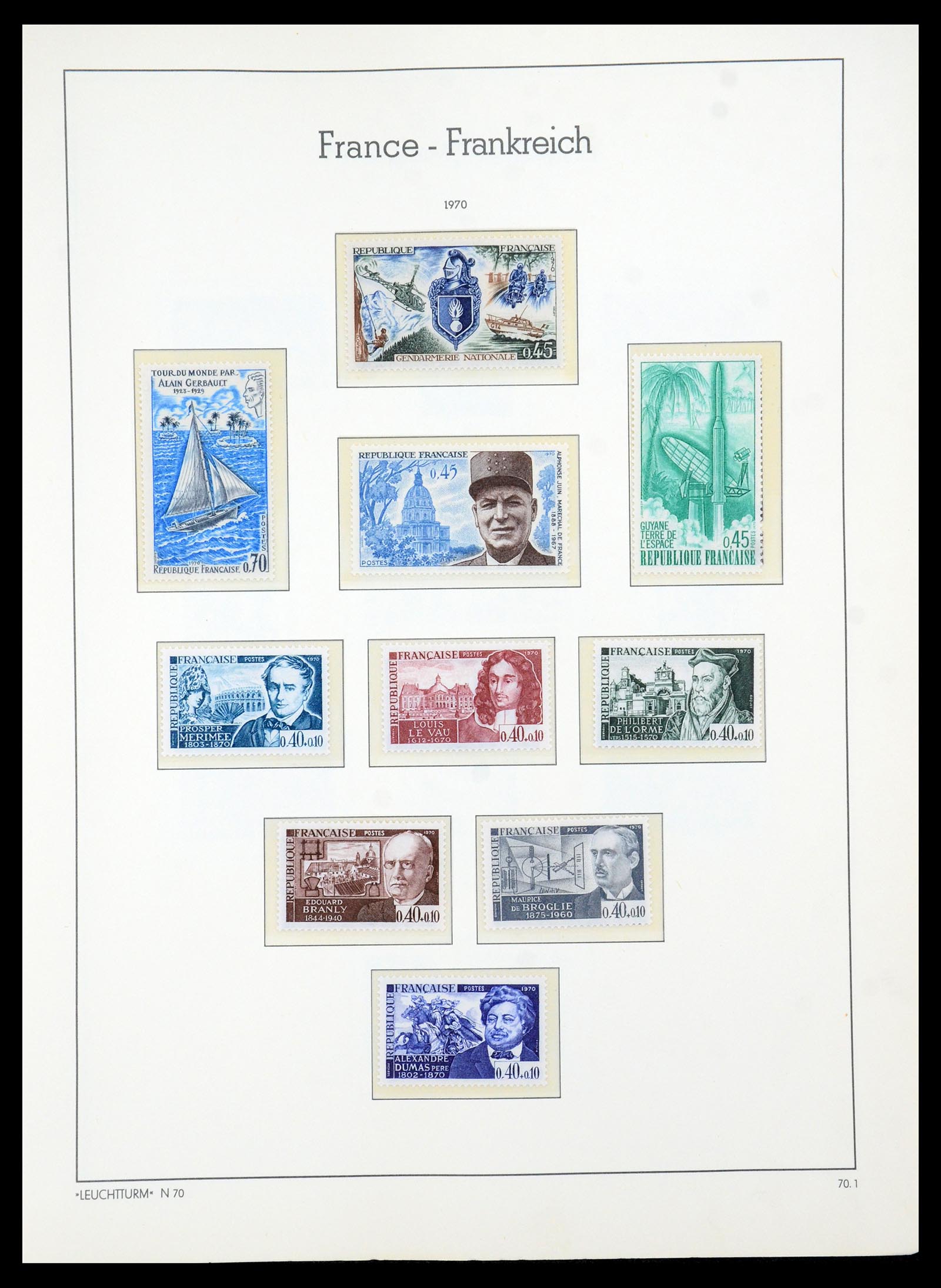 35707 087 - Stamp Collection 35707 Frankrijk 1945-1978.