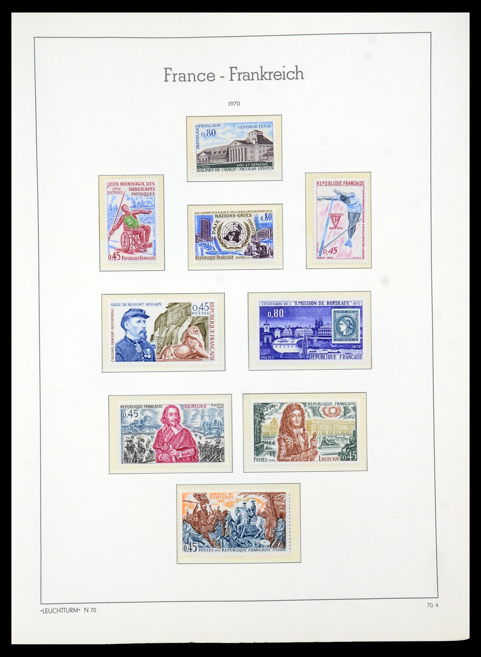 35707 090 - Stamp Collection 35707 Frankrijk 1945-1978.