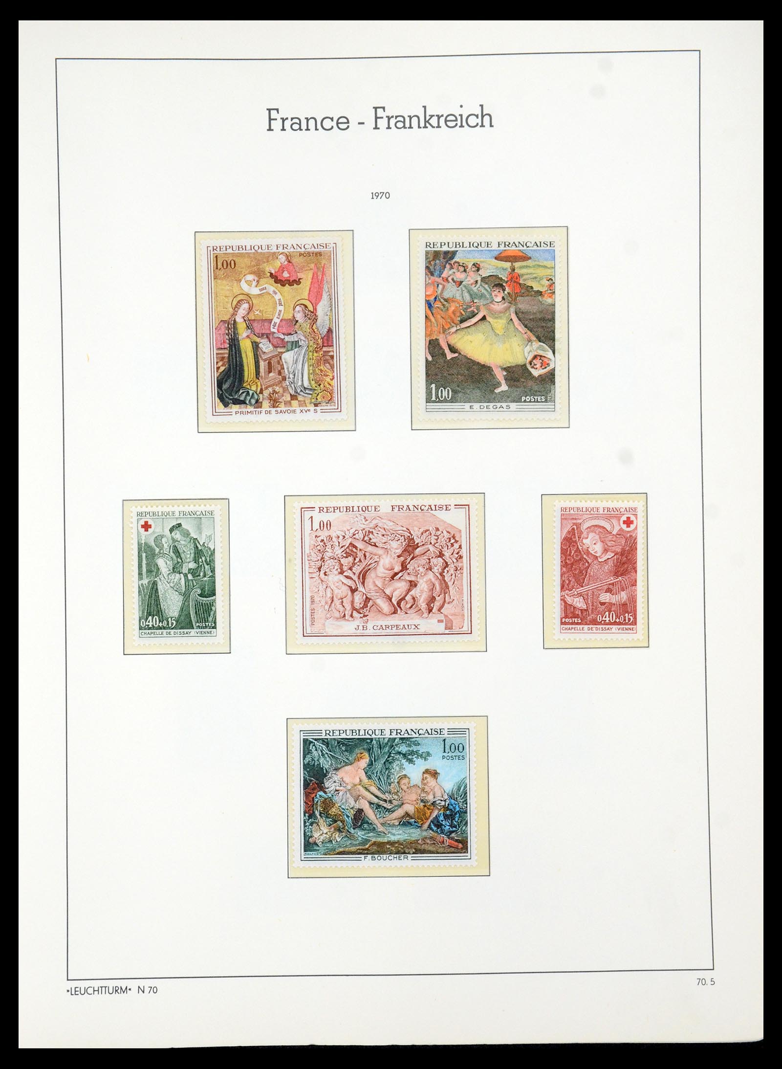 35707 091 - Stamp Collection 35707 Frankrijk 1945-1978.