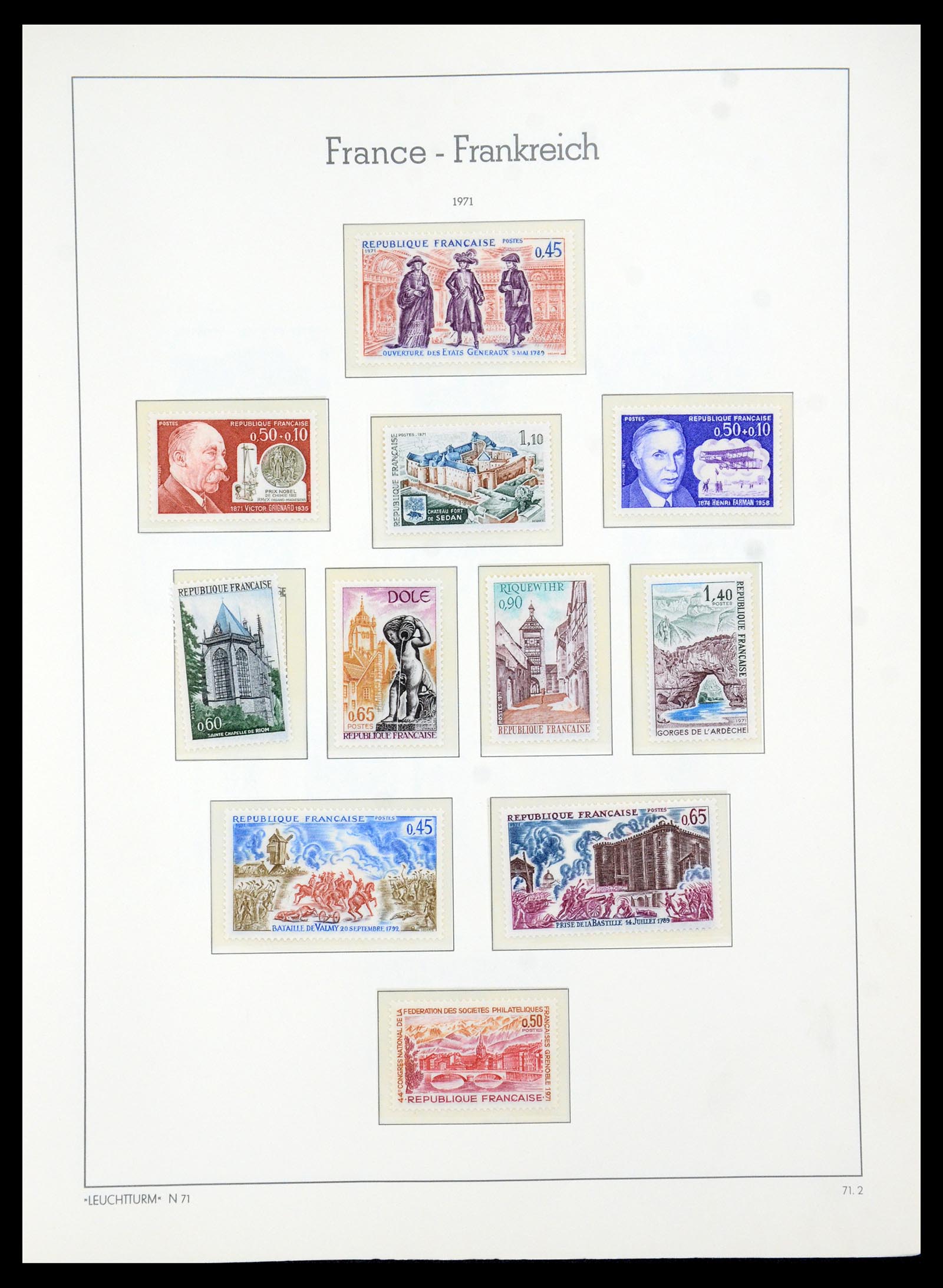 35707 093 - Stamp Collection 35707 Frankrijk 1945-1978.