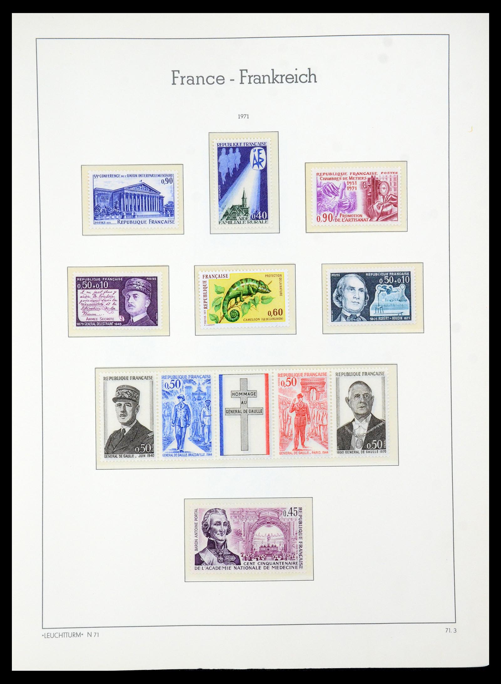 35707 094 - Stamp Collection 35707 Frankrijk 1945-1978.