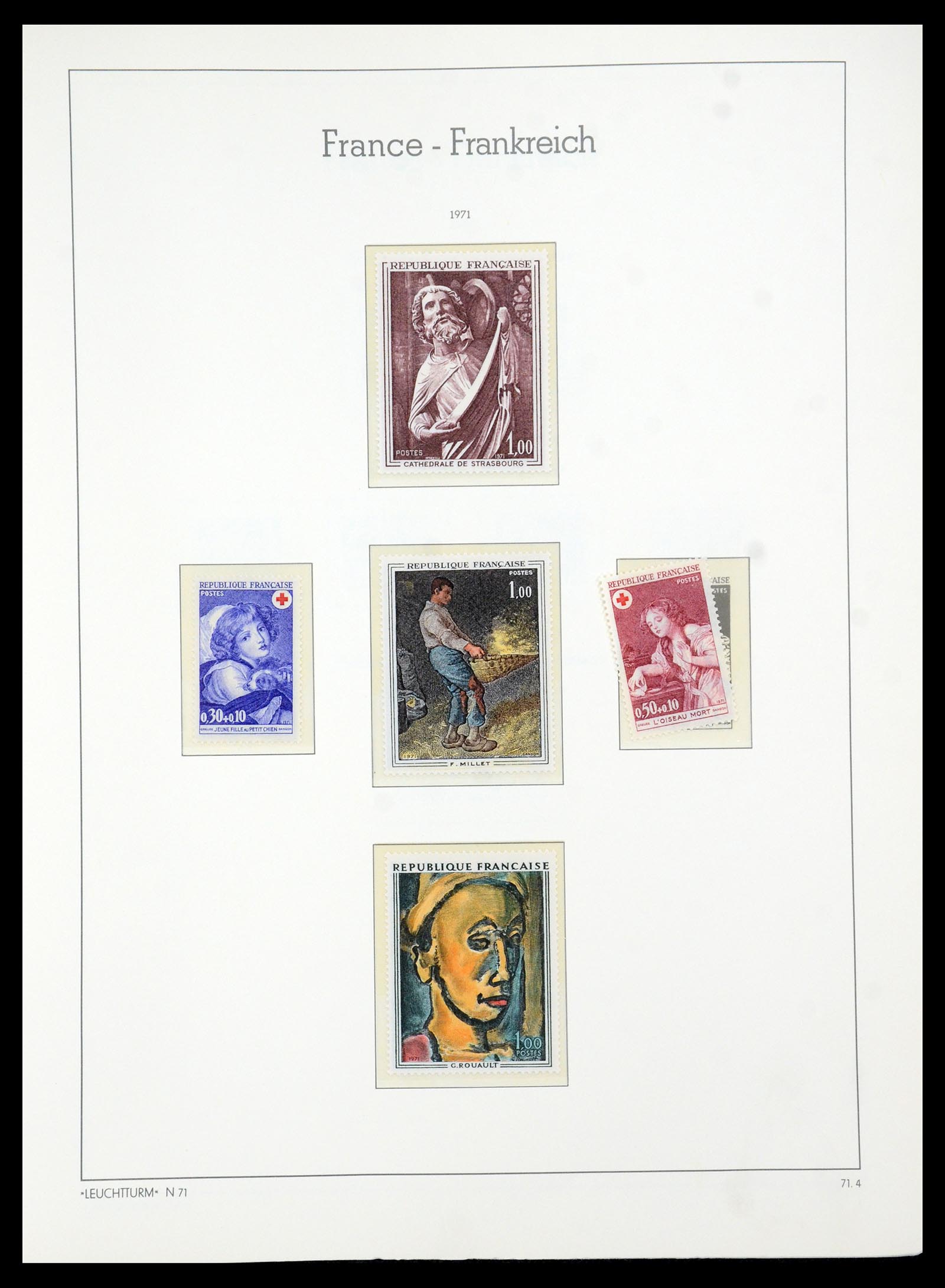 35707 095 - Stamp Collection 35707 Frankrijk 1945-1978.