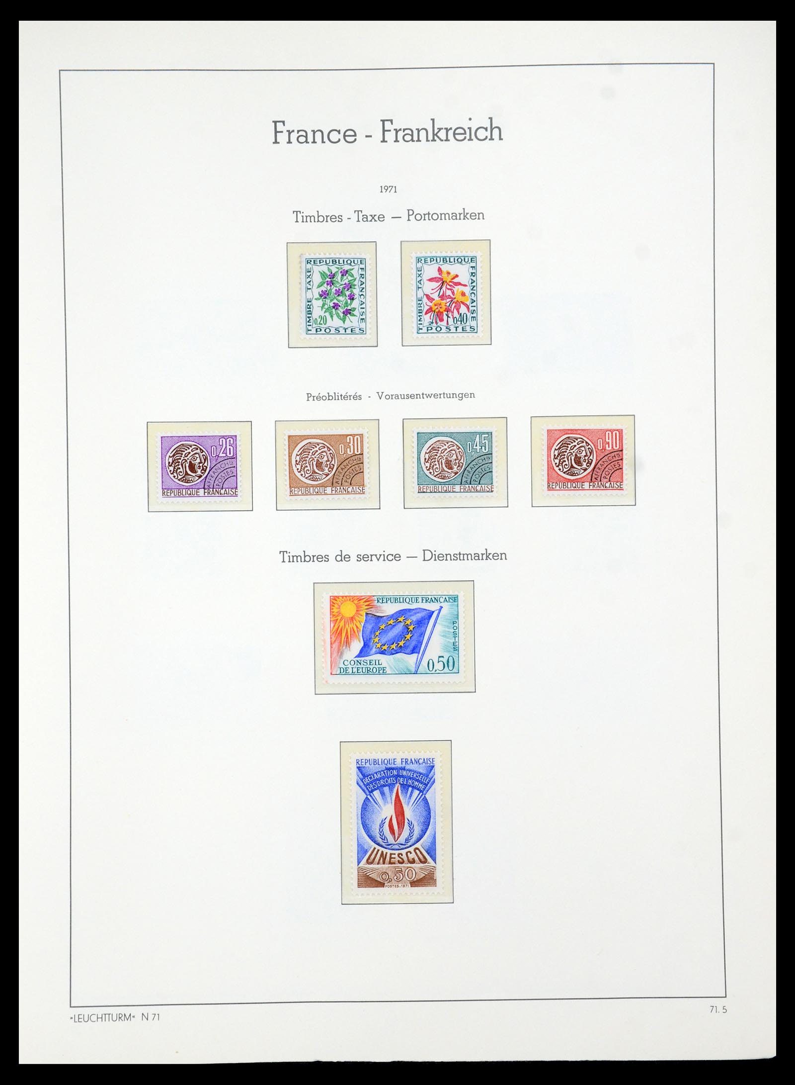 35707 096 - Stamp Collection 35707 Frankrijk 1945-1978.