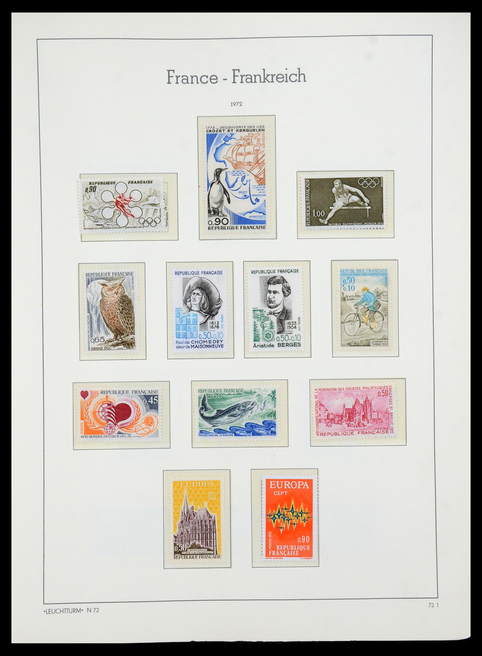 35707 097 - Stamp Collection 35707 Frankrijk 1945-1978.