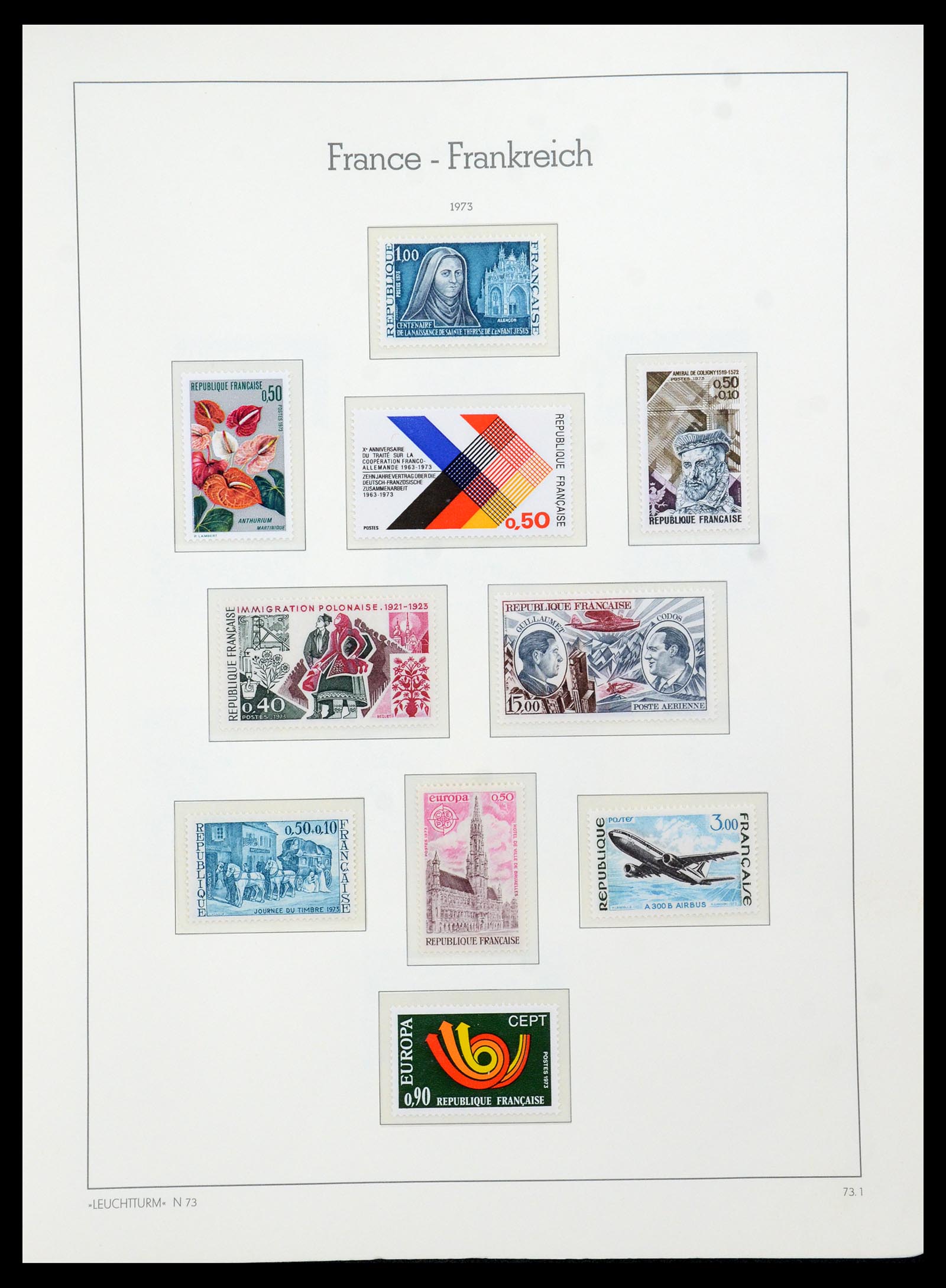 35707 101 - Stamp Collection 35707 Frankrijk 1945-1978.