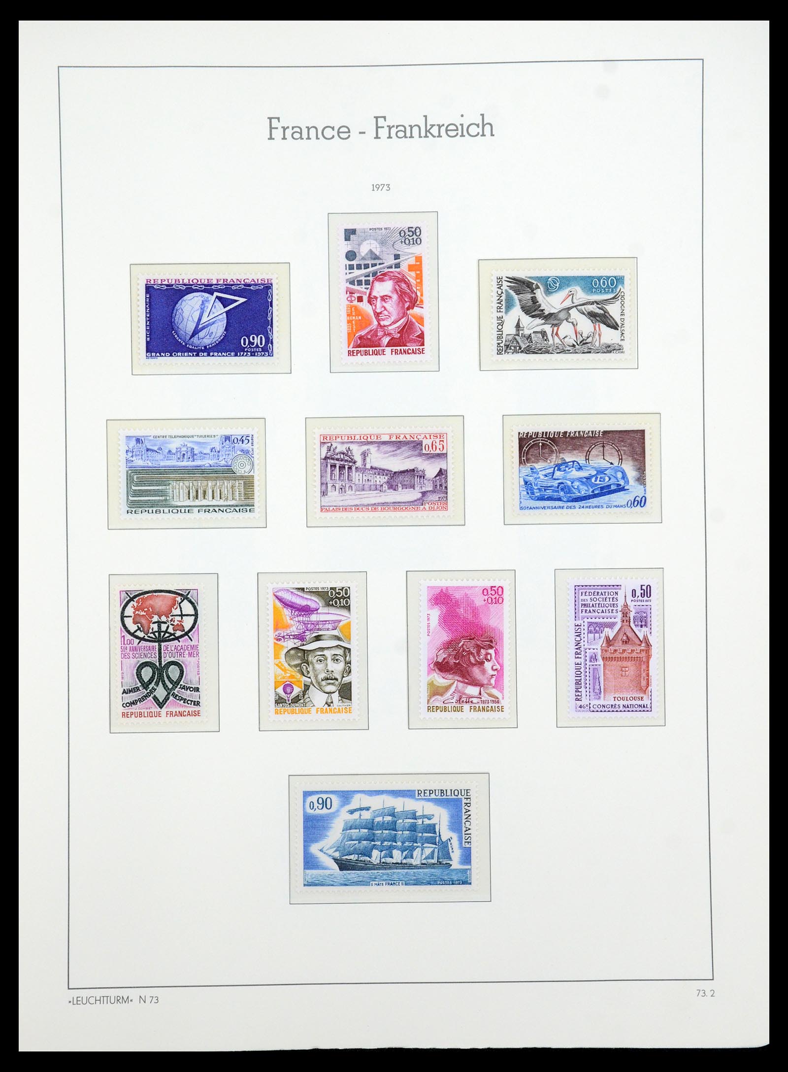 35707 102 - Stamp Collection 35707 Frankrijk 1945-1978.