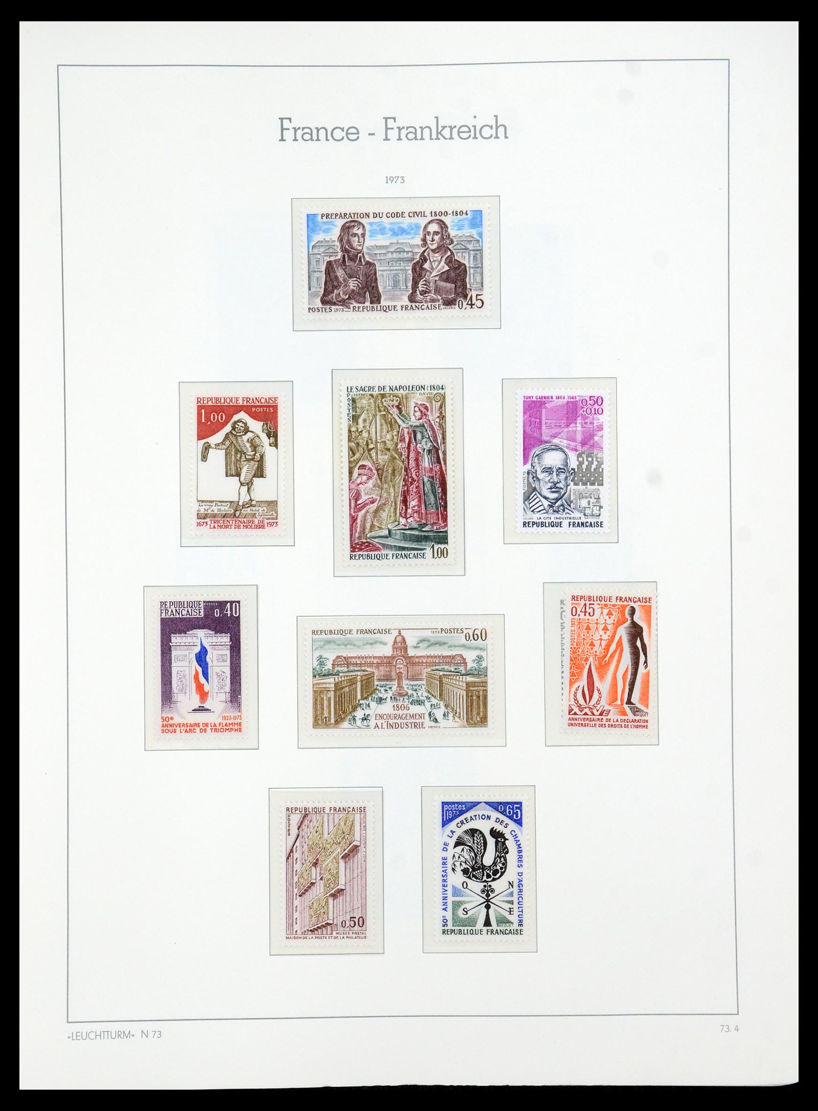 35707 104 - Stamp Collection 35707 Frankrijk 1945-1978.