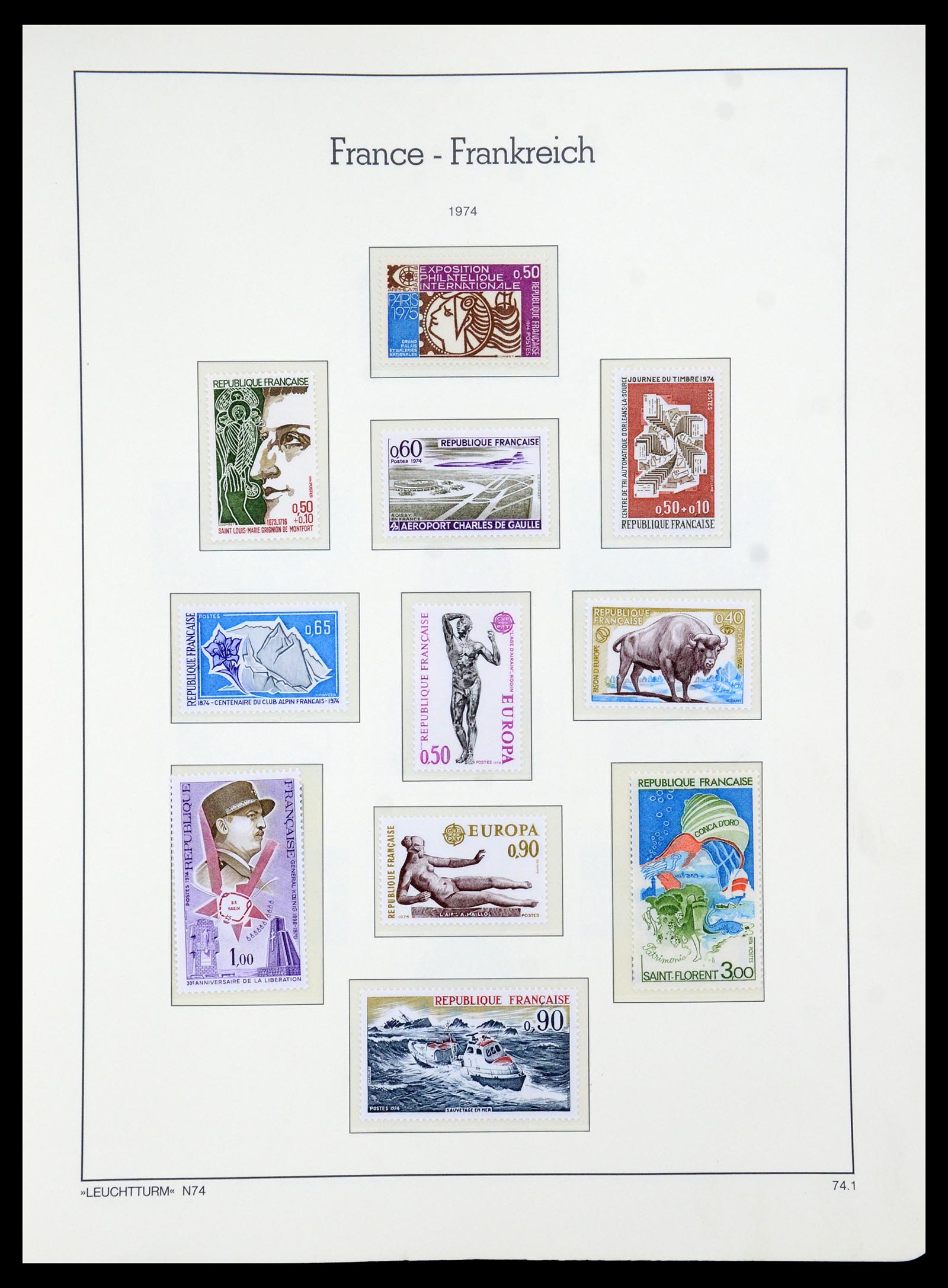 35707 106 - Stamp Collection 35707 Frankrijk 1945-1978.