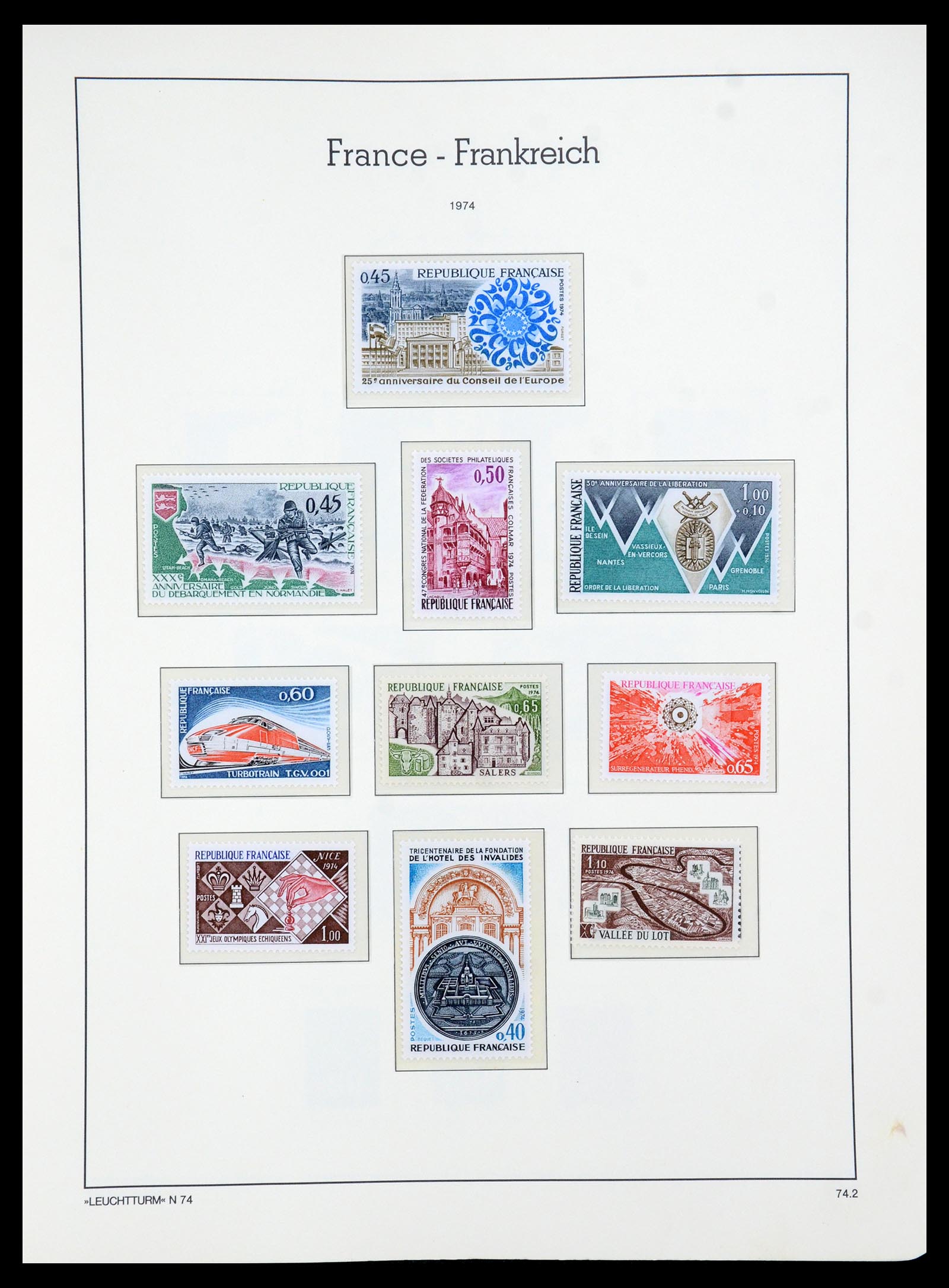 35707 107 - Stamp Collection 35707 Frankrijk 1945-1978.