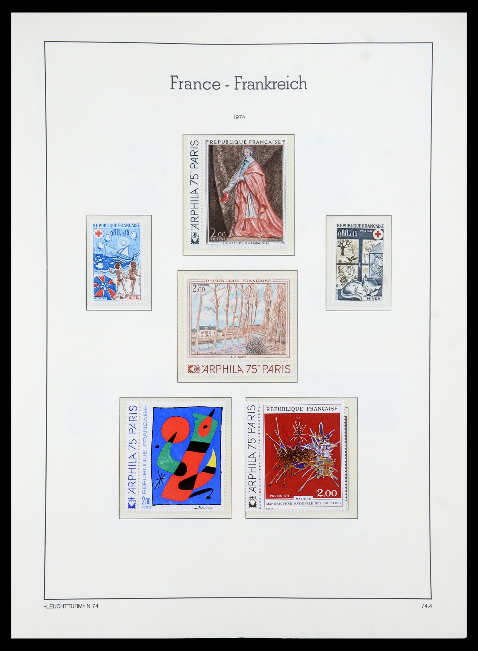 35707 109 - Stamp Collection 35707 Frankrijk 1945-1978.
